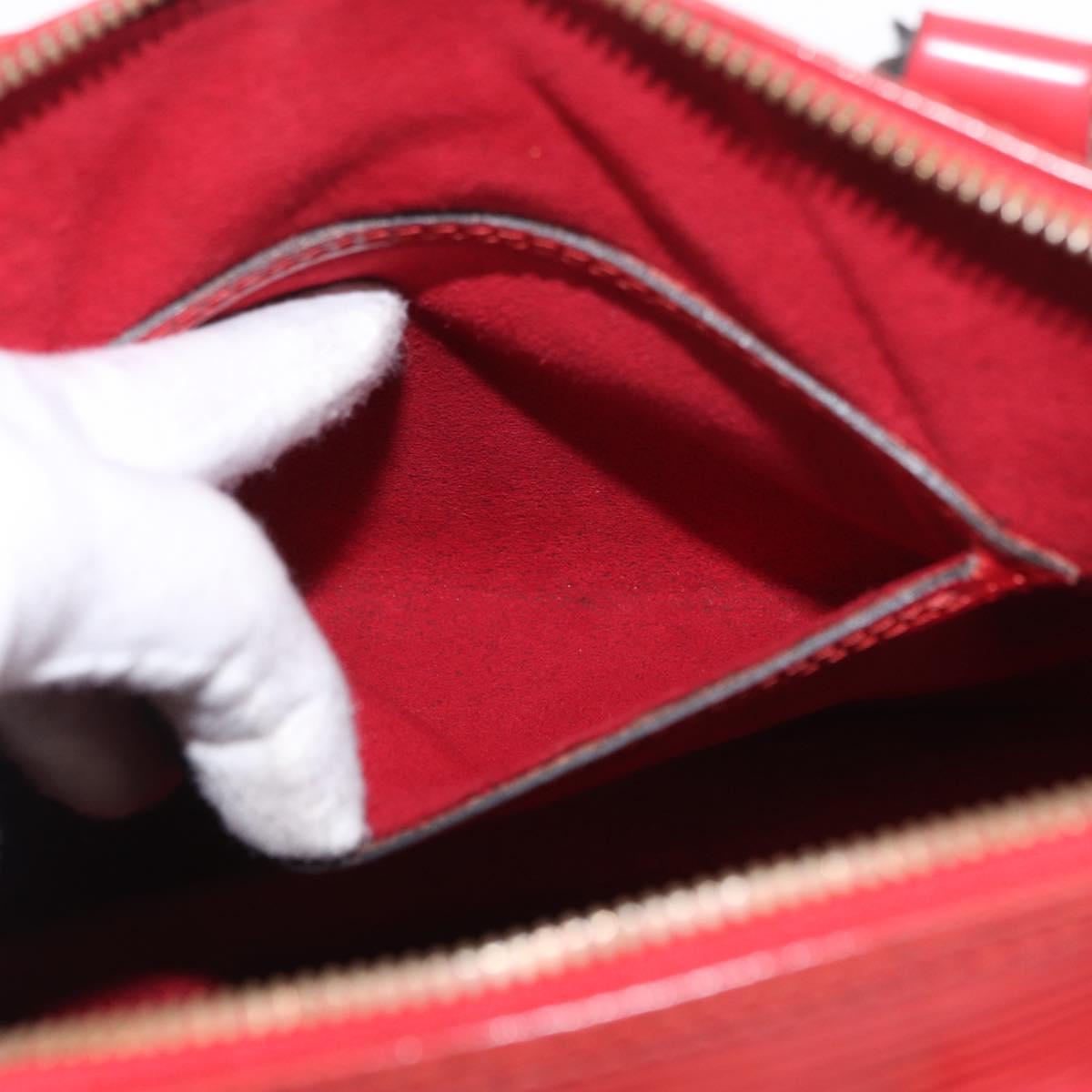 LOUIS VUITTON Epi Alma Hand Bag Castilian Red M52147 LV Auth 158108