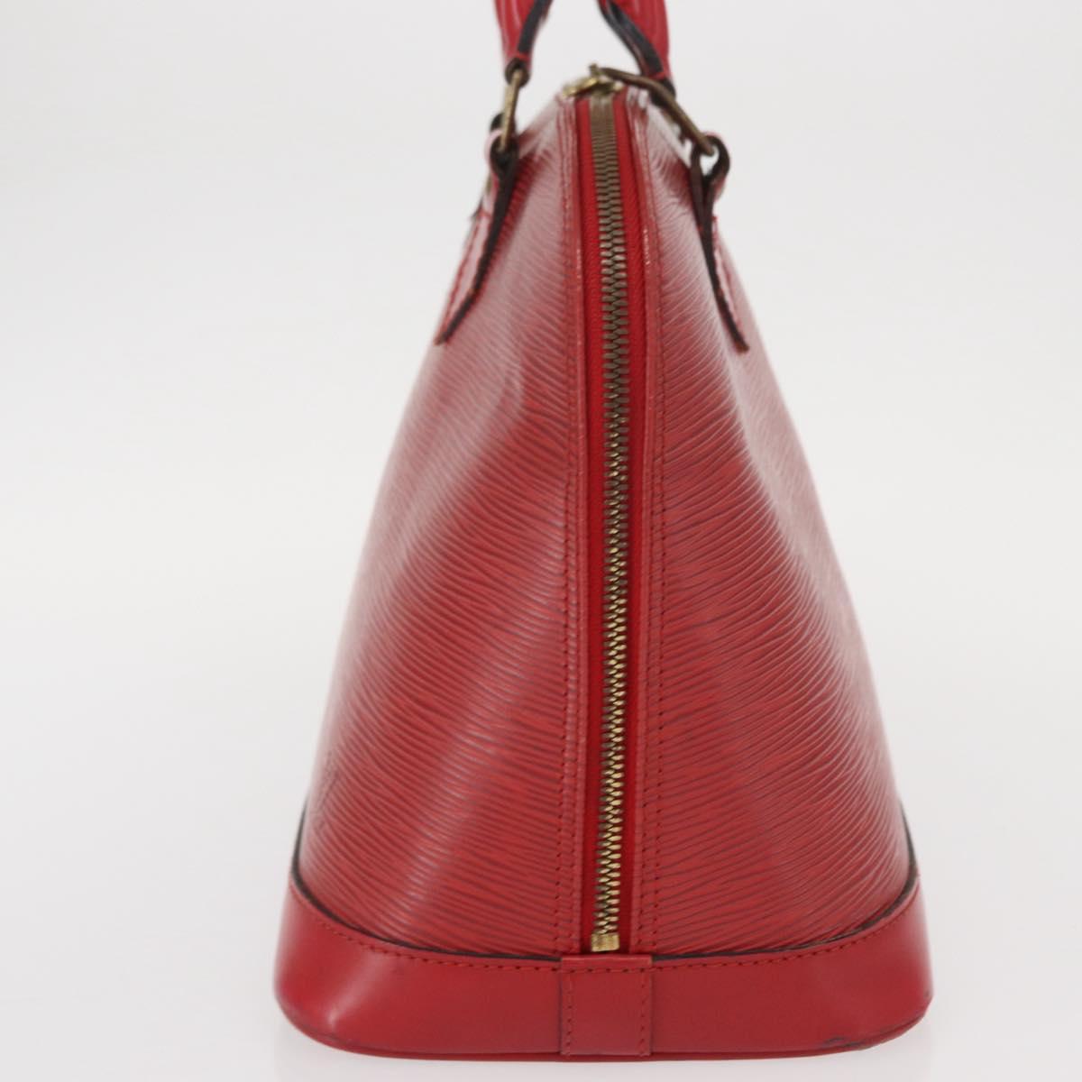 LOUIS VUITTON Epi Alma Hand Bag Castilian Red M52147 LV Auth 158108