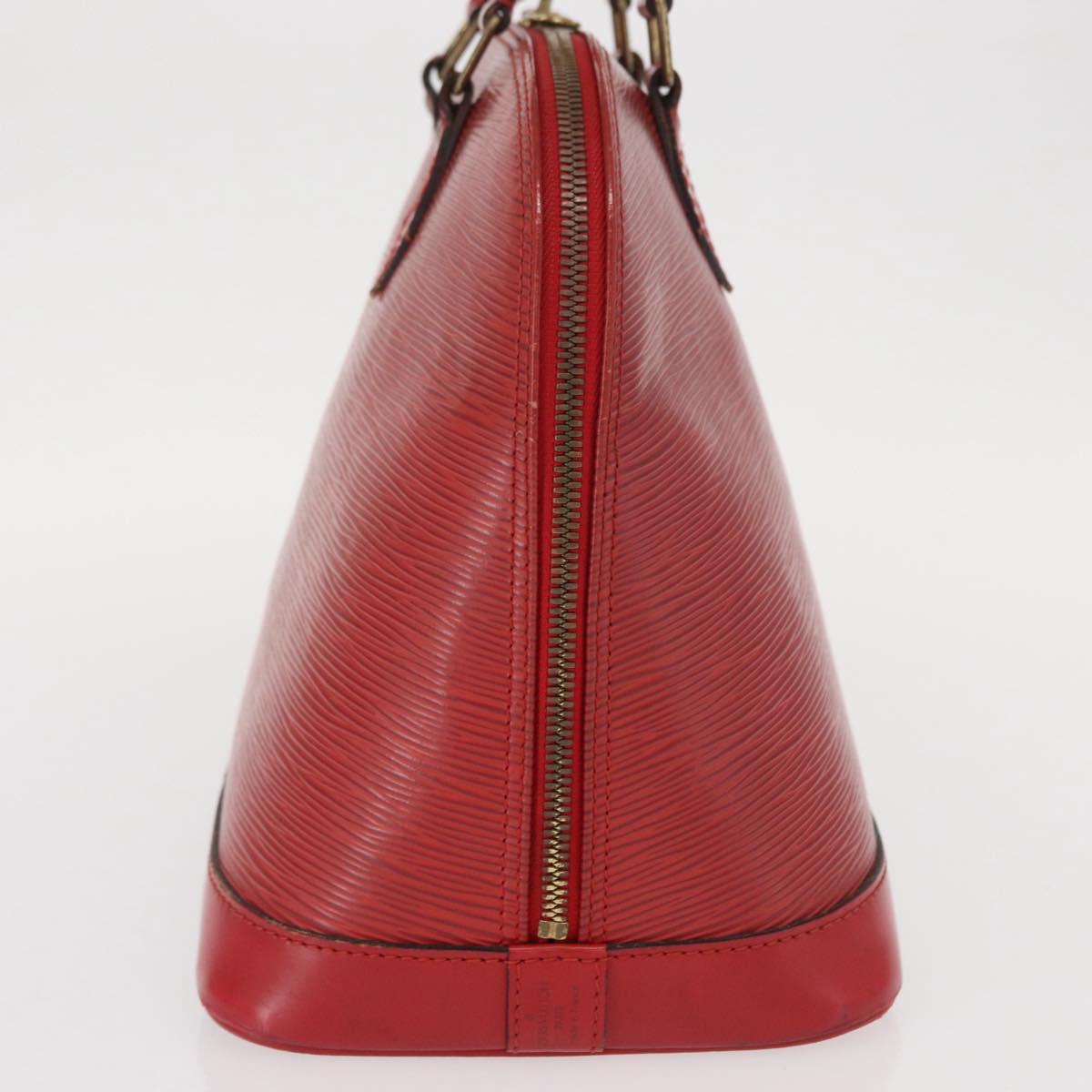 LOUIS VUITTON Epi Alma Hand Bag Castilian Red M52147 LV Auth 158108