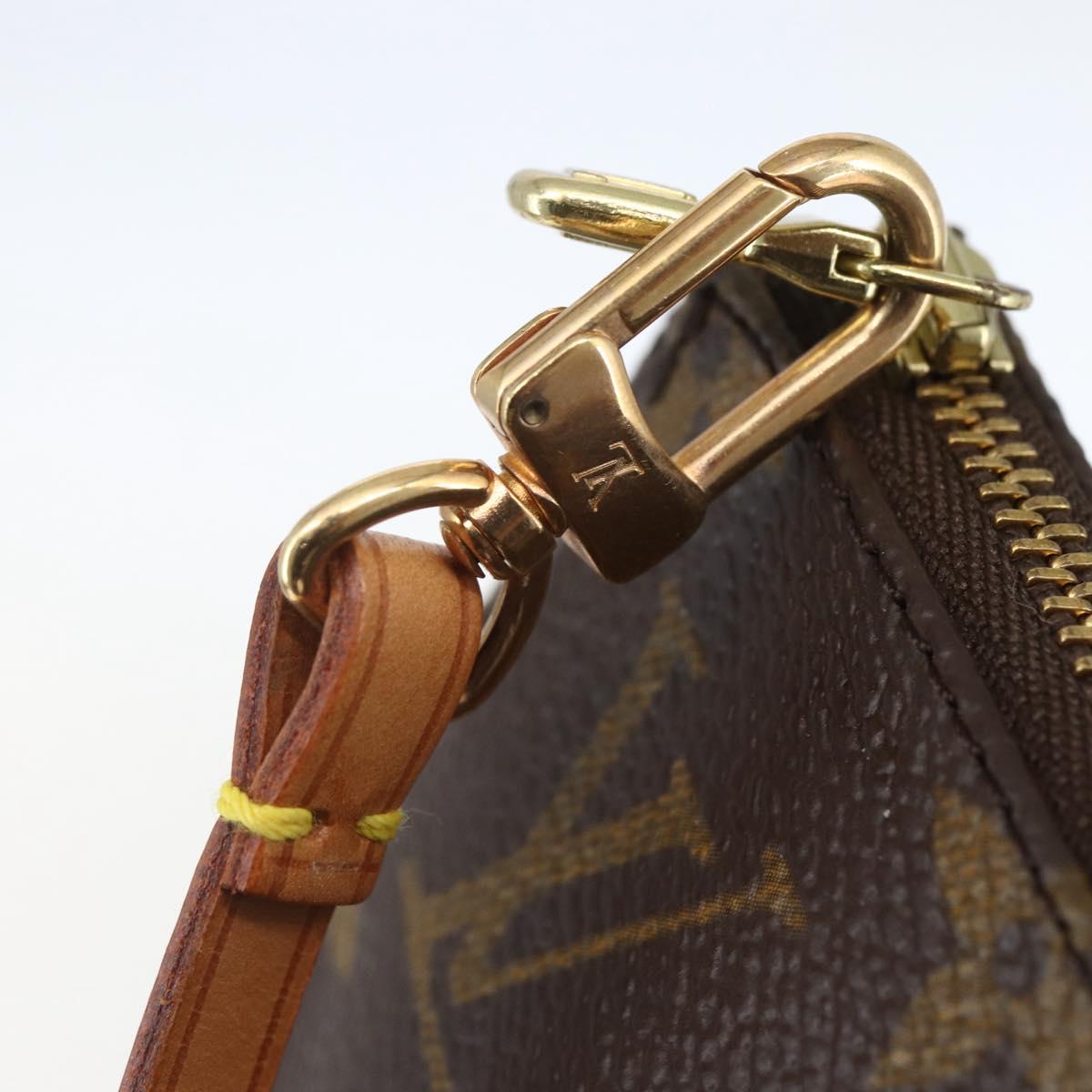 LOUIS VUITTON Monogram Pochette Accessoires Pouch M51980 LV Auth 158119