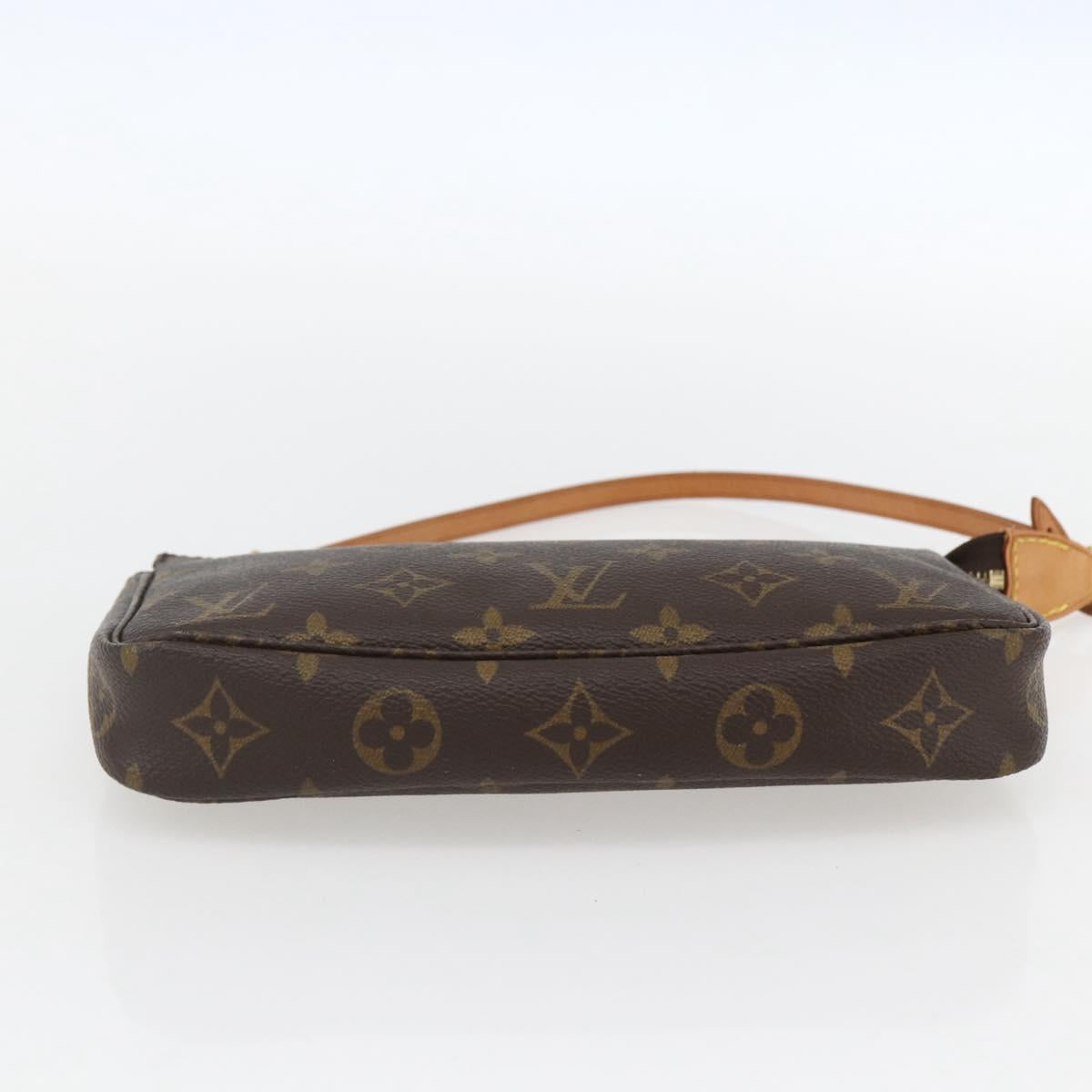 LOUIS VUITTON Monogram Pochette Accessoires Pouch M51980 LV Auth 158119