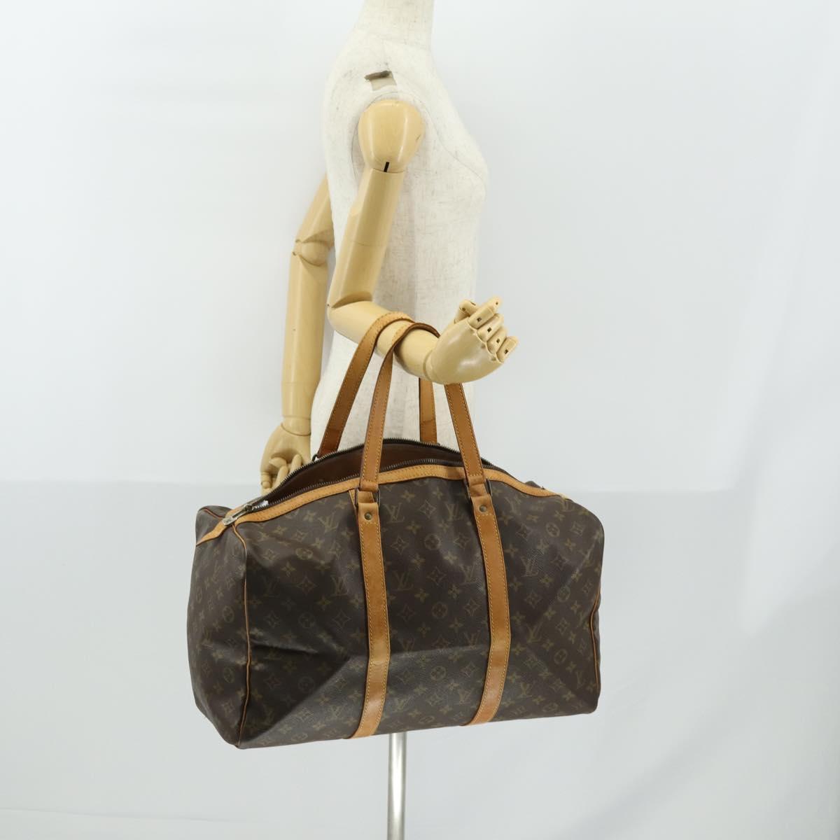 LOUIS VUITTON Monogram Sac Souple 45 Boston Bag M41624 LV Auth 158145