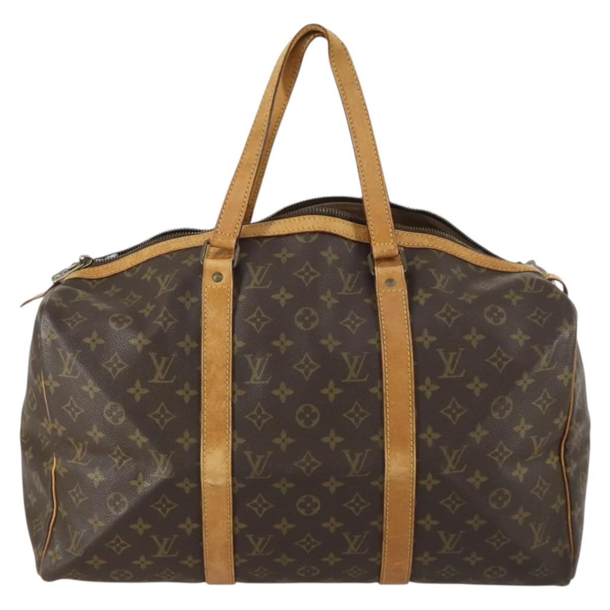 LOUIS VUITTON Monogram Sac Souple 45 Boston Bag M41624 LV Auth 158145