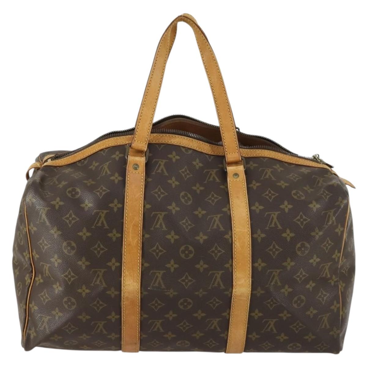 LOUIS VUITTON Monogram Sac Souple 45 Boston Bag M41624 LV Auth 158145