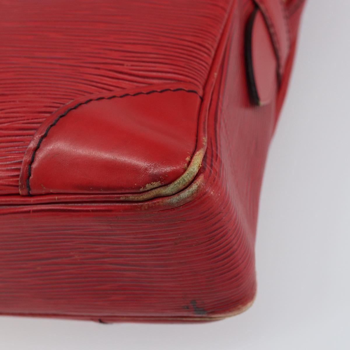 LOUIS VUITTON Epi Porte Documents Voyage Business Bag Red M54477 LV Auth 158150