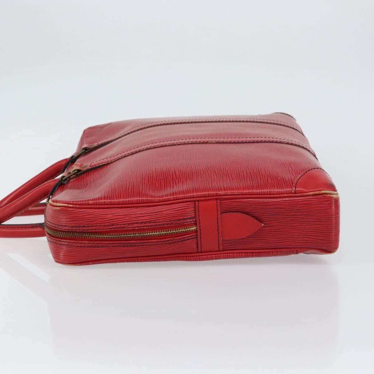 LOUIS VUITTON Epi Porte Documents Voyage Business Bag Red M54477 LV Auth 158150