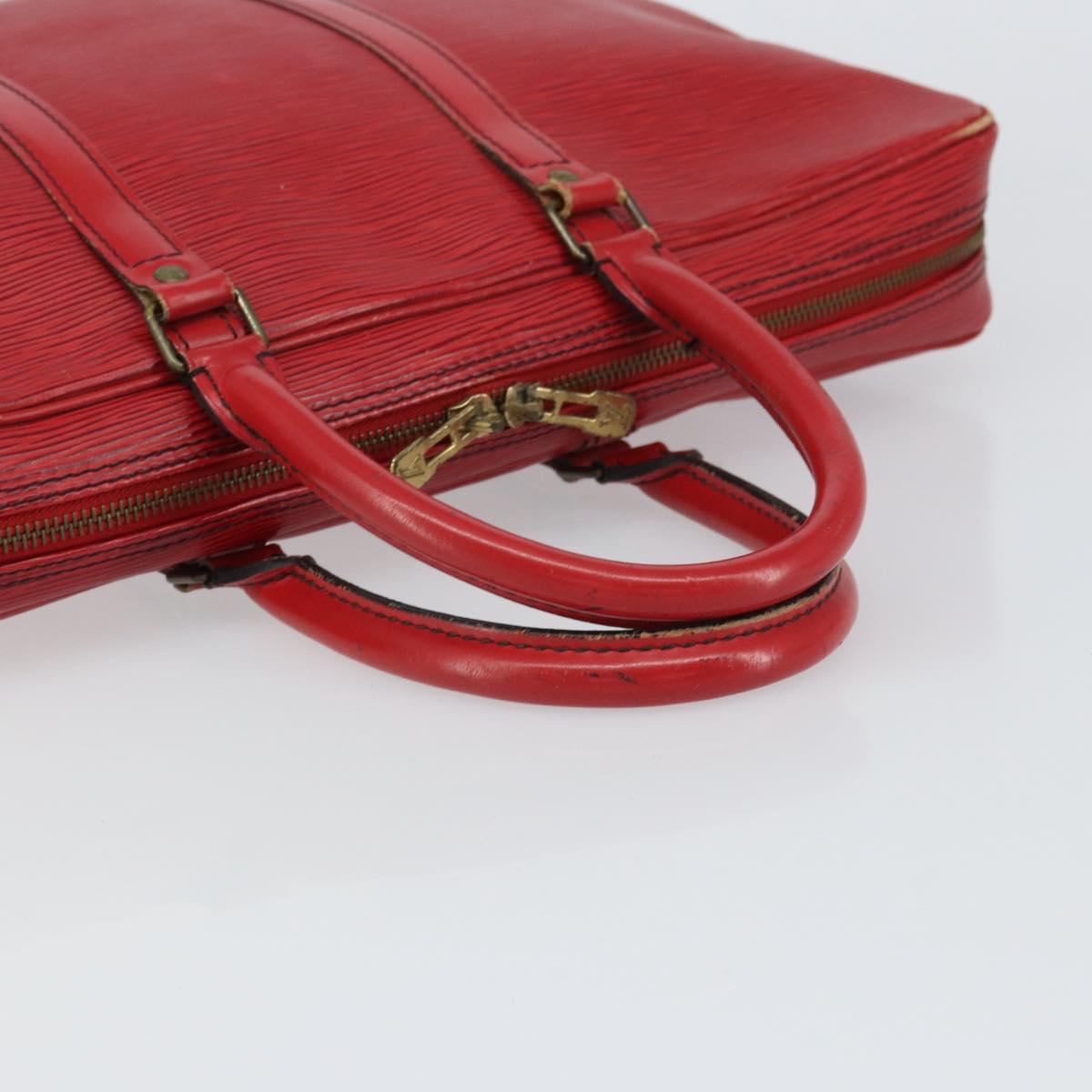 LOUIS VUITTON Epi Porte Documents Voyage Business Bag Red M54477 LV Auth 158150