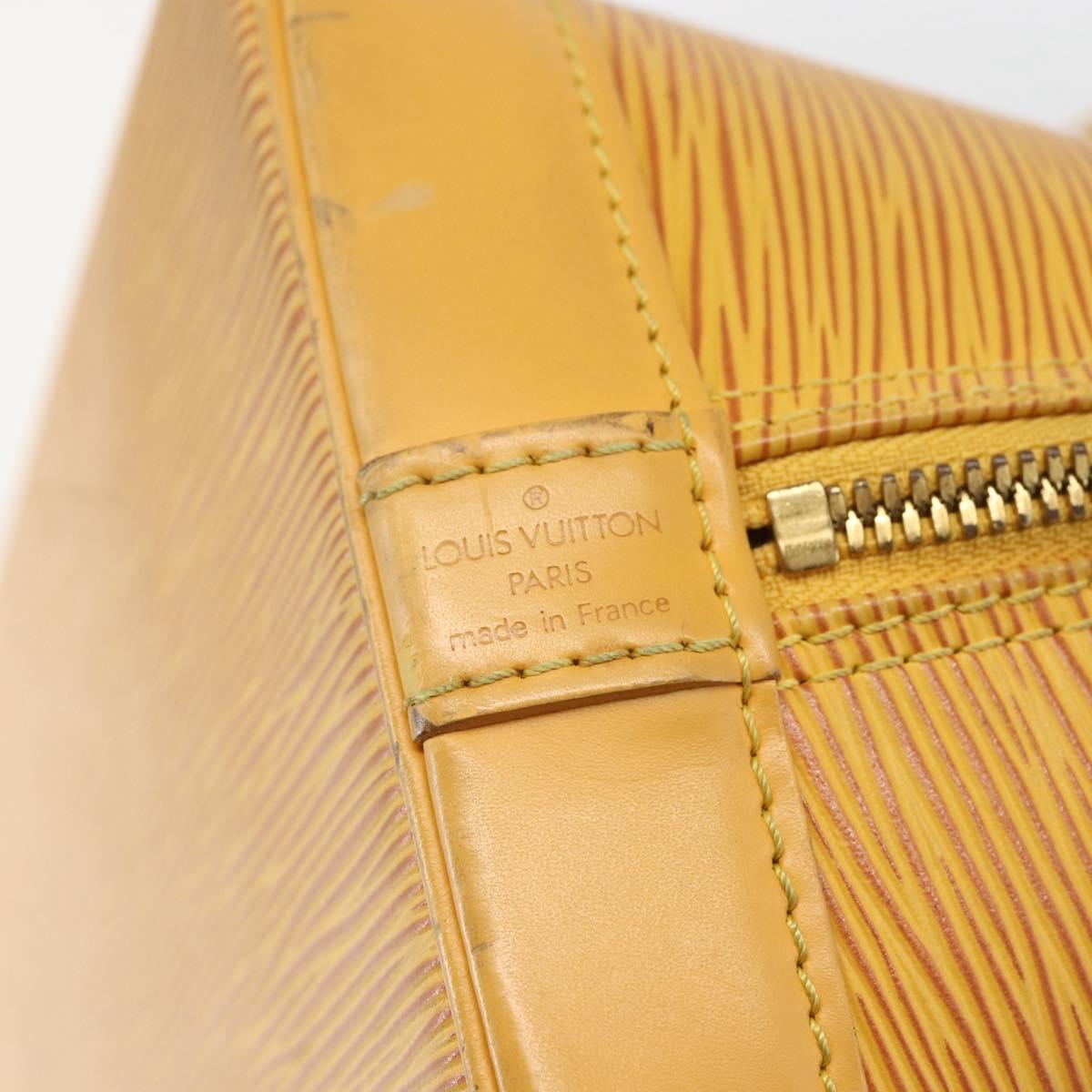LOUIS VUITTON Epi Alma Hand Bag Yellow M52149 LV Auth 158164