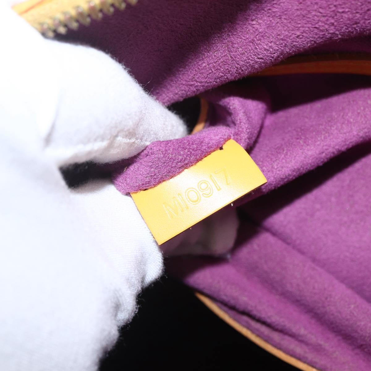LOUIS VUITTON Epi Alma Hand Bag Yellow M52149 LV Auth 158164