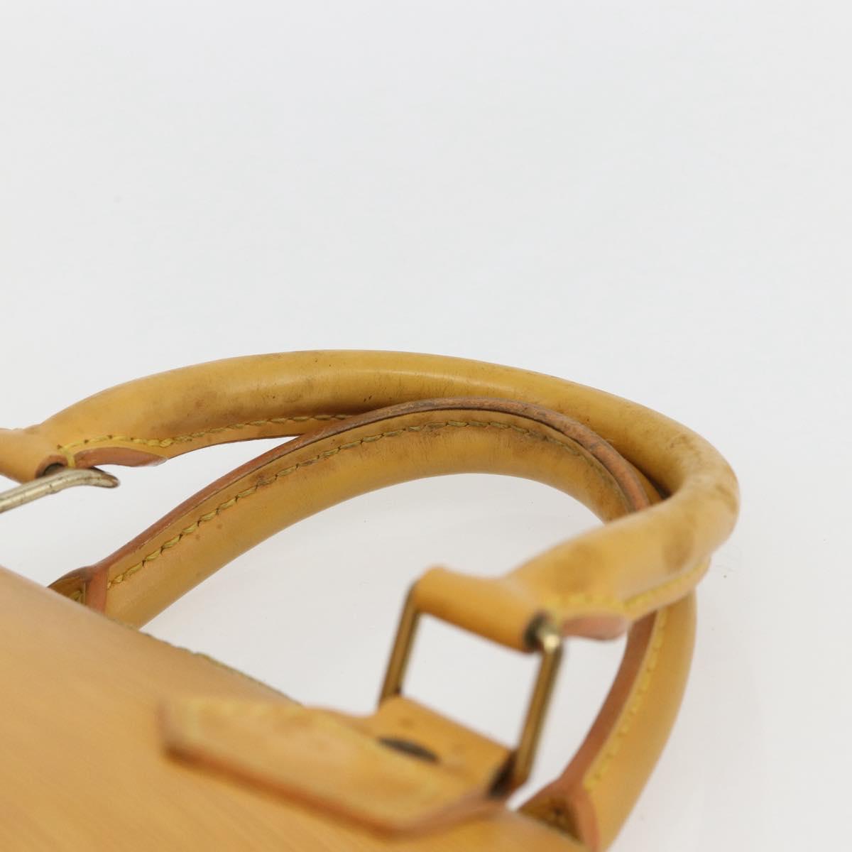 LOUIS VUITTON Epi Alma Hand Bag Yellow M52149 LV Auth 158164
