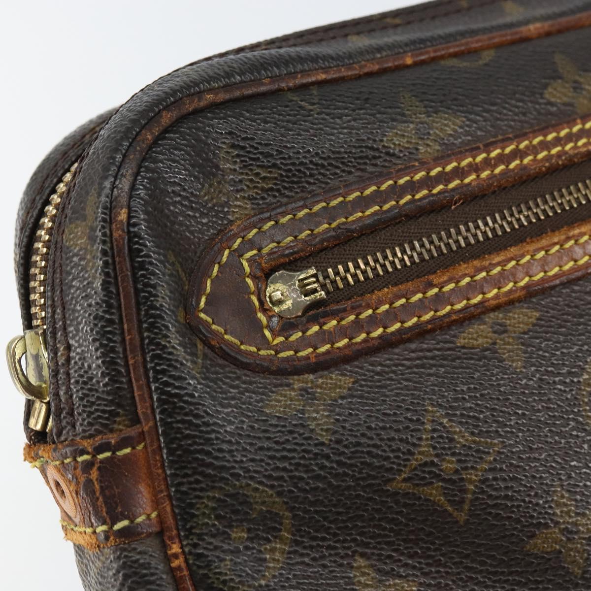 LOUIS VUITTON Monogram Marly Dragonne GM Clutch Bag M51825 LV Auth 158206