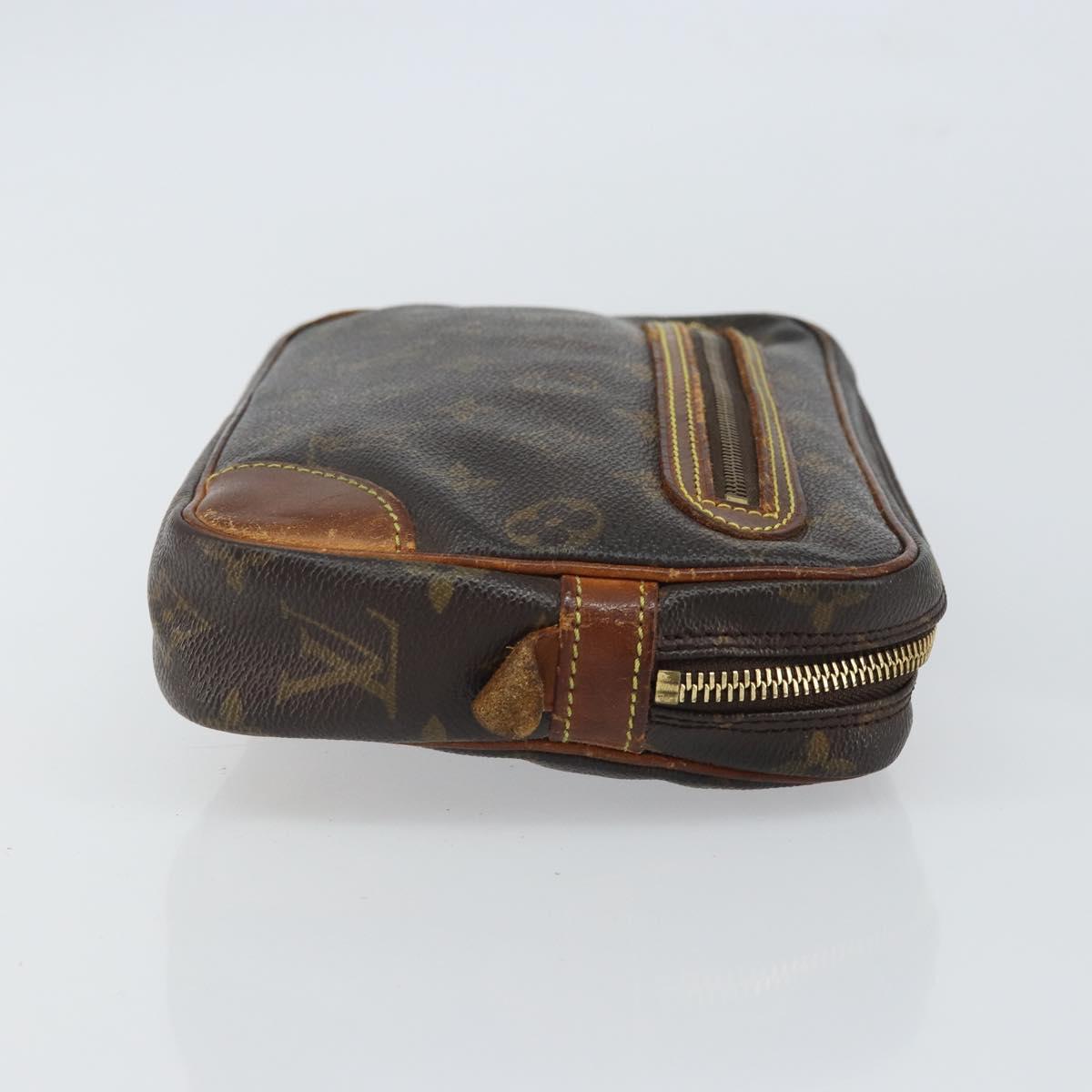 LOUIS VUITTON Monogram Marly Dragonne GM Clutch Bag M51825 LV Auth 158206