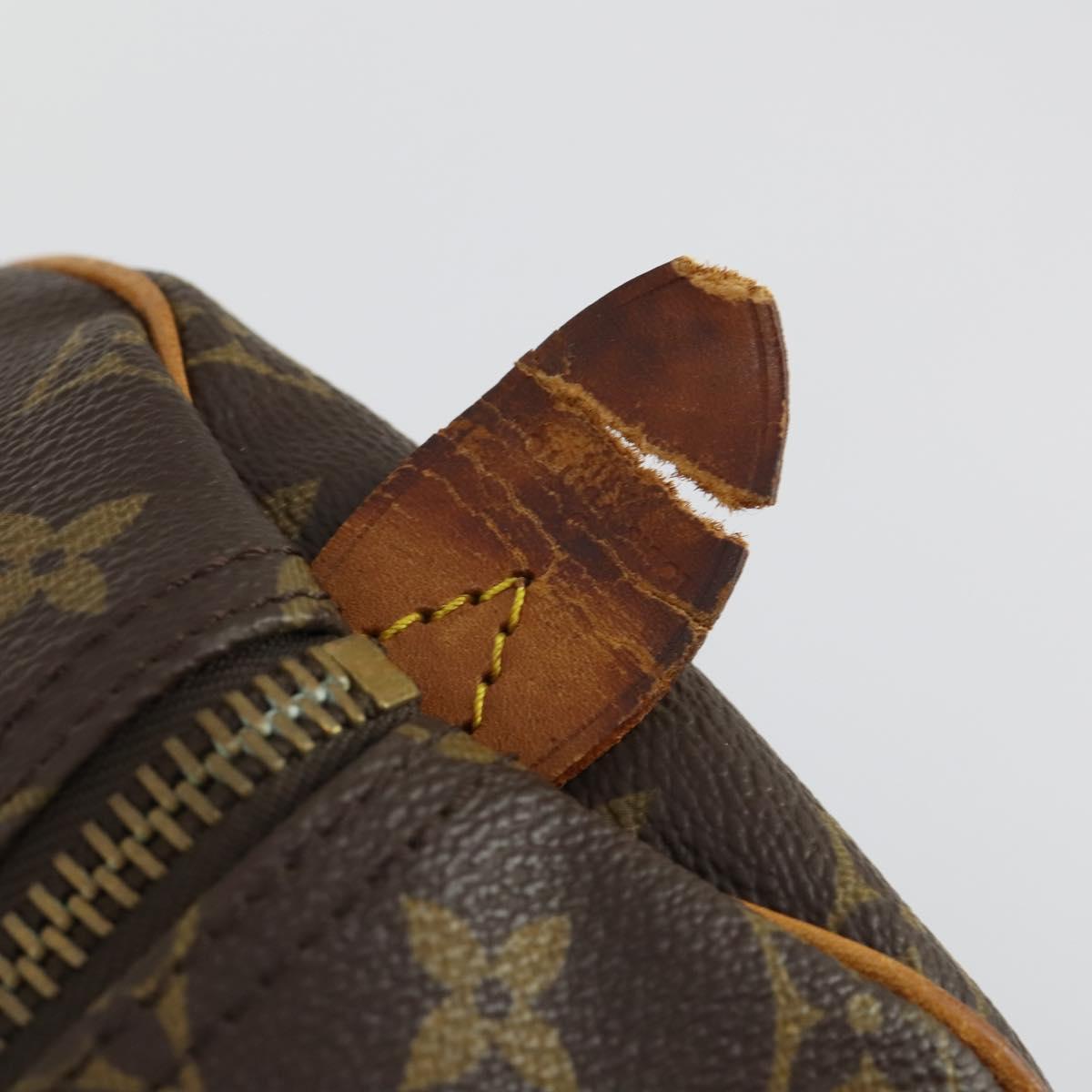 LOUIS VUITTON Monogram Keepall 55 Boston Bag M41424 LV Auth 158207