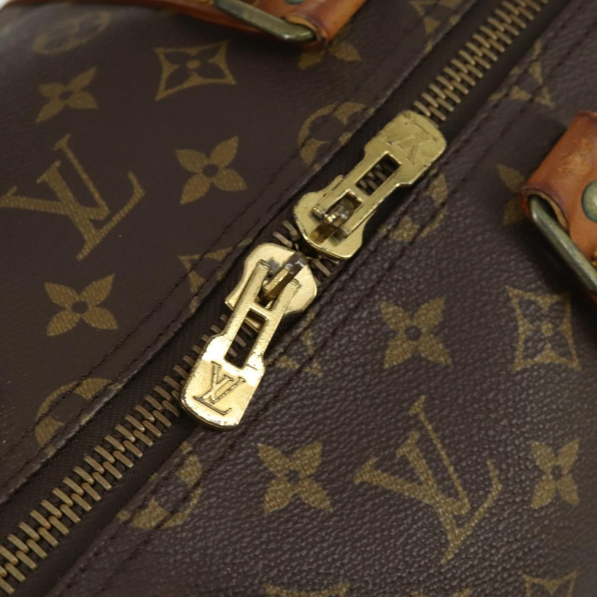 LOUIS VUITTON Monogram Keepall 55 Boston Bag M41424 LV Auth 158207