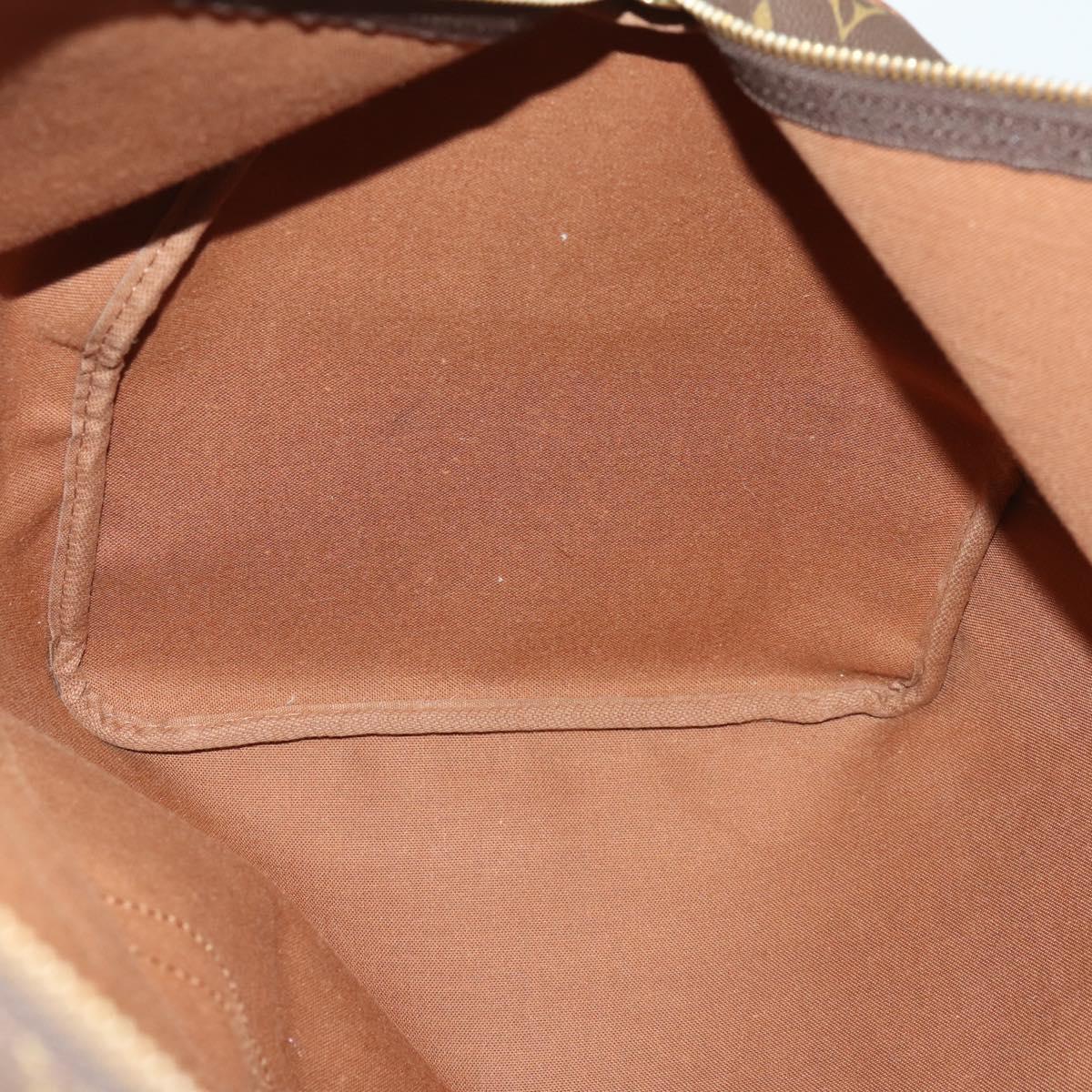 LOUIS VUITTON Monogram Keepall 55 Boston Bag M41424 LV Auth 158207