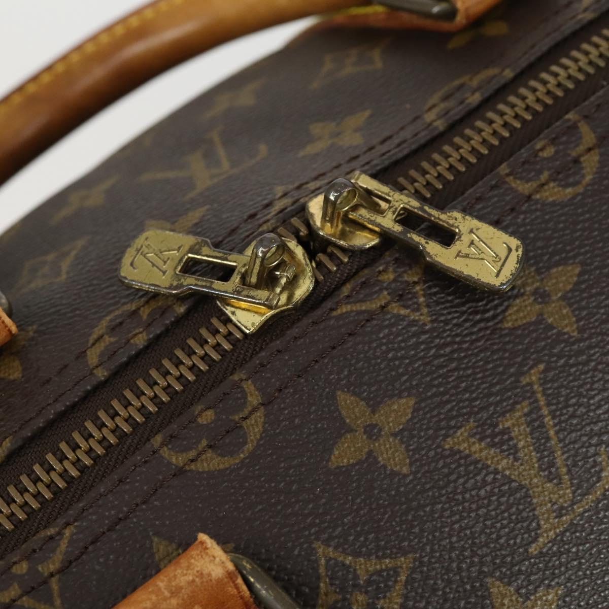LOUIS VUITTON Monogram Keepall 55 Boston Bag L008 LV Auth 158208