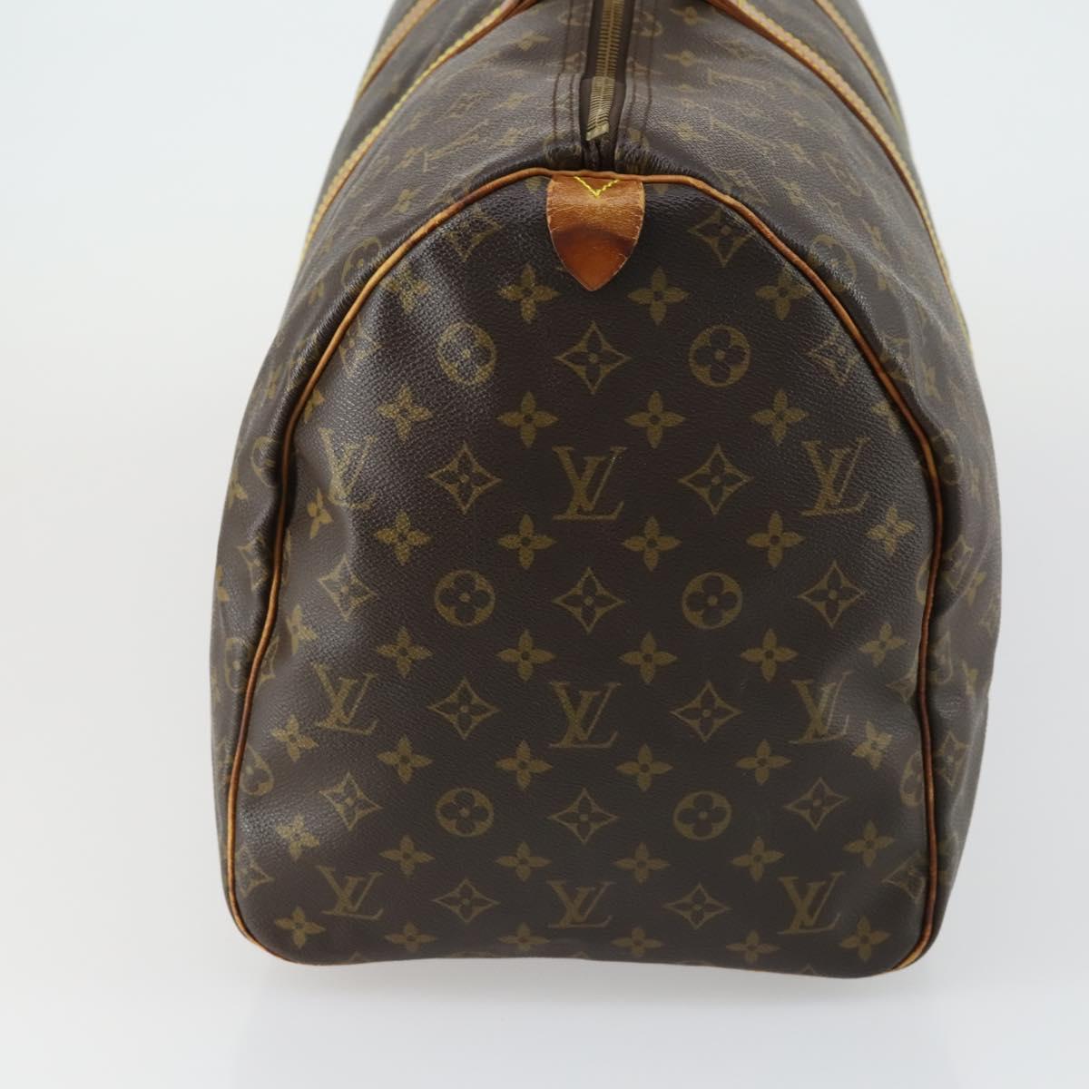 LOUIS VUITTON Monogram Keepall 55 Boston Bag L008 LV Auth 158208