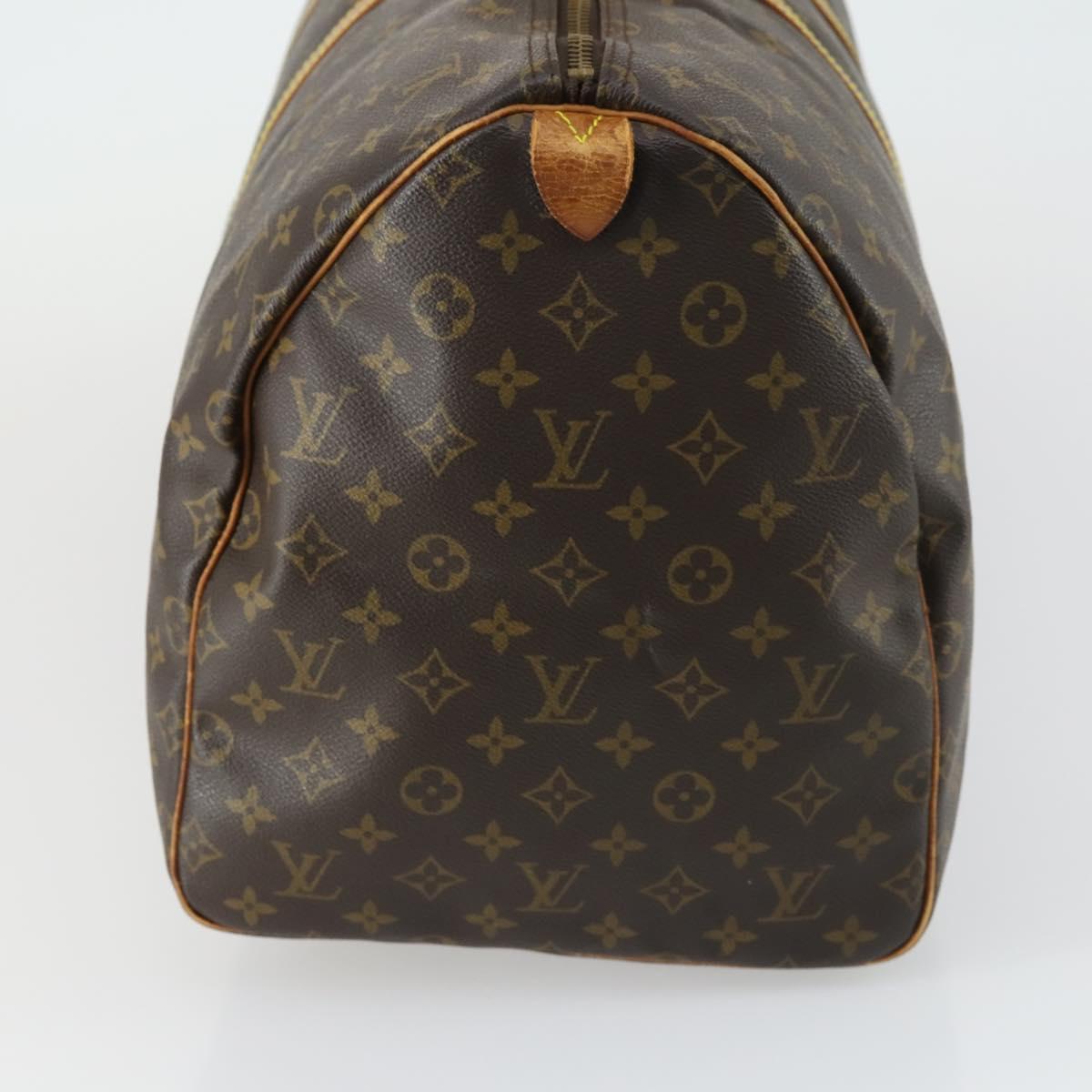 LOUIS VUITTON Monogram Keepall 55 Boston Bag L008 LV Auth 158208