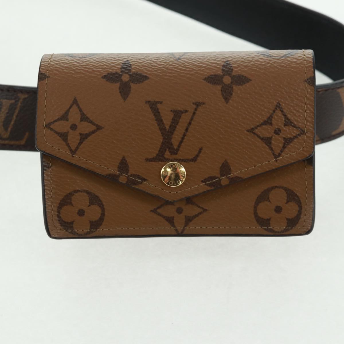 LOUIS VUITTON Monogram Reverse Ceinture Daily Multi-Pocket Pouch LV 158211SAM