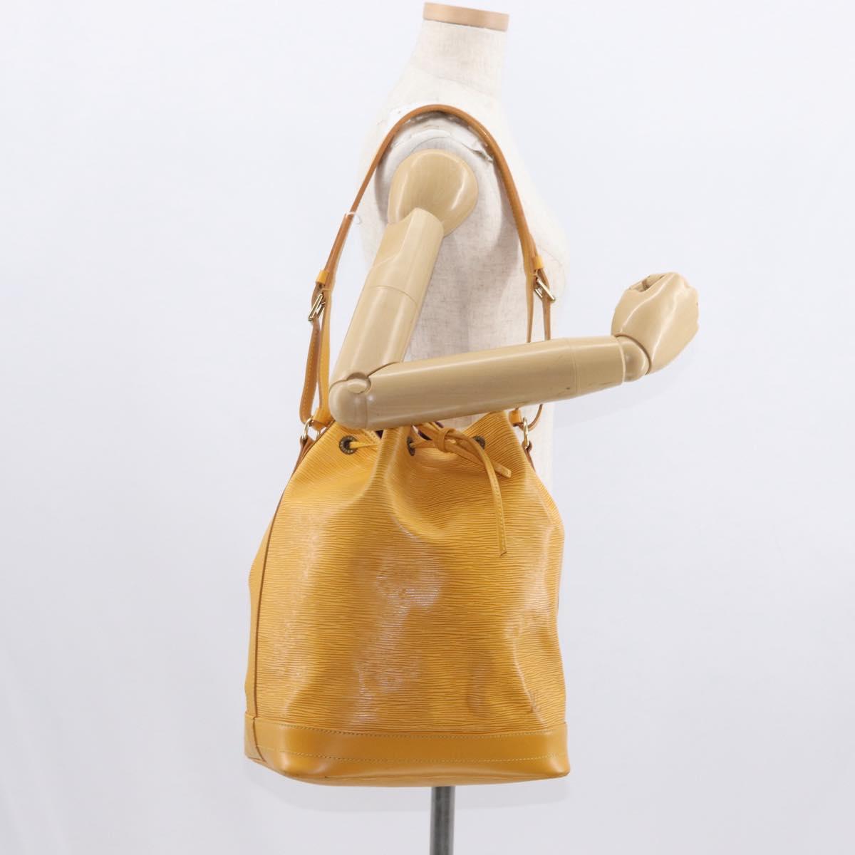 LOUIS VUITTON Epi Noe Shoulder Bag Tassili Yellow M44009 LV Auth 158235
