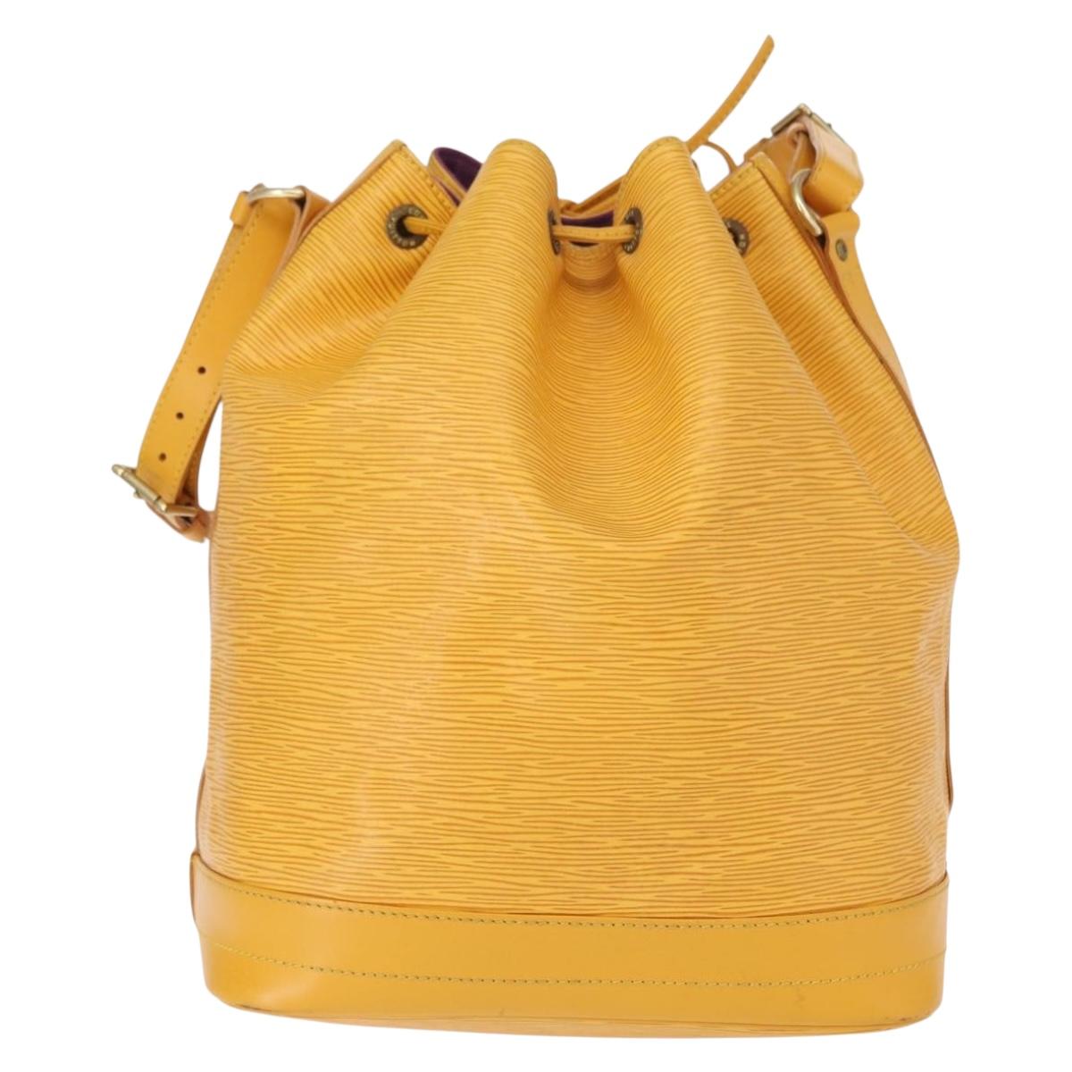 LOUIS VUITTON Epi Noe Shoulder Bag Tassili Yellow M44009 LV Auth 158235