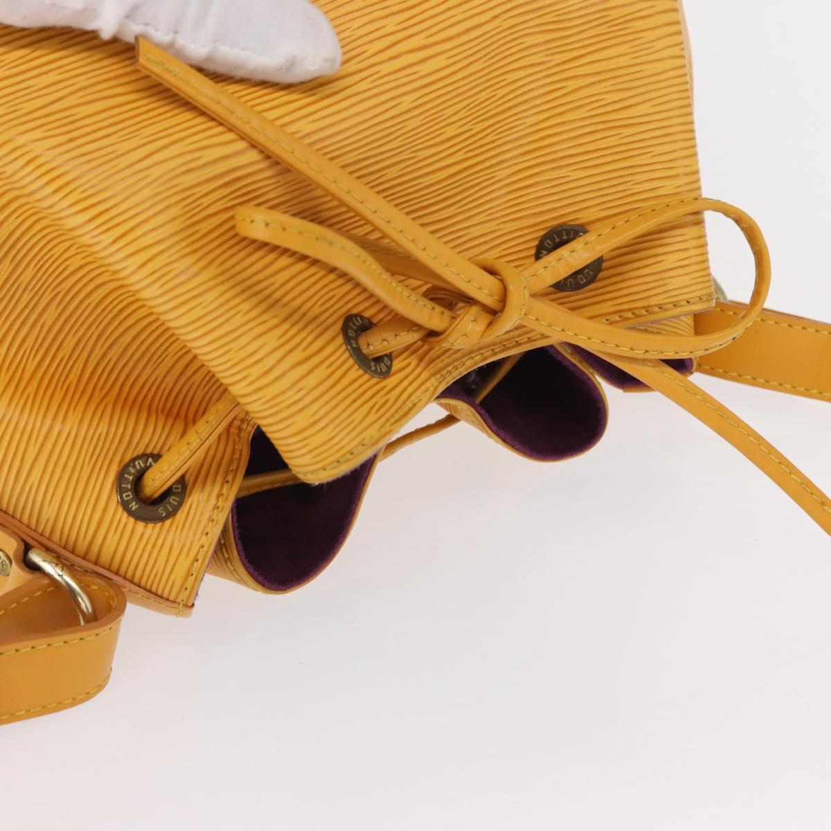 LOUIS VUITTON Epi Noe Shoulder Bag Tassili Yellow M44009 LV Auth 158235