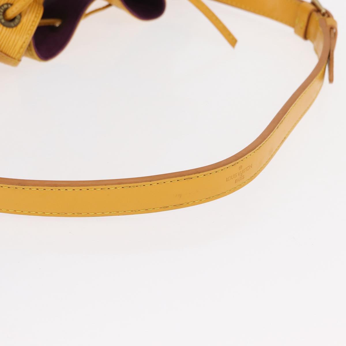 LOUIS VUITTON Epi Noe Shoulder Bag Tassili Yellow M44009 LV Auth 158235