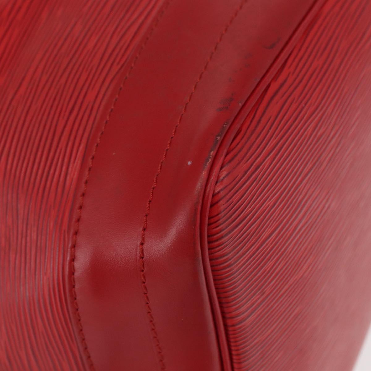 LOUIS VUITTON Epi Noe Shoulder Bag Red M44007 LV Auth 158236