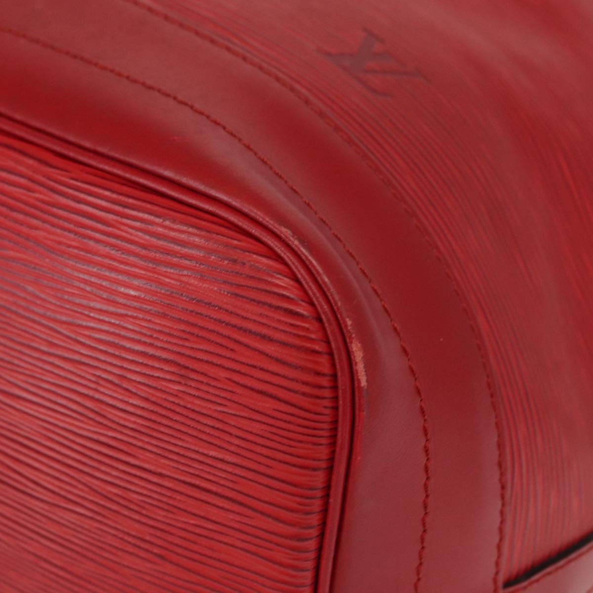 LOUIS VUITTON Epi Noe Shoulder Bag Red M44007 LV Auth 158236