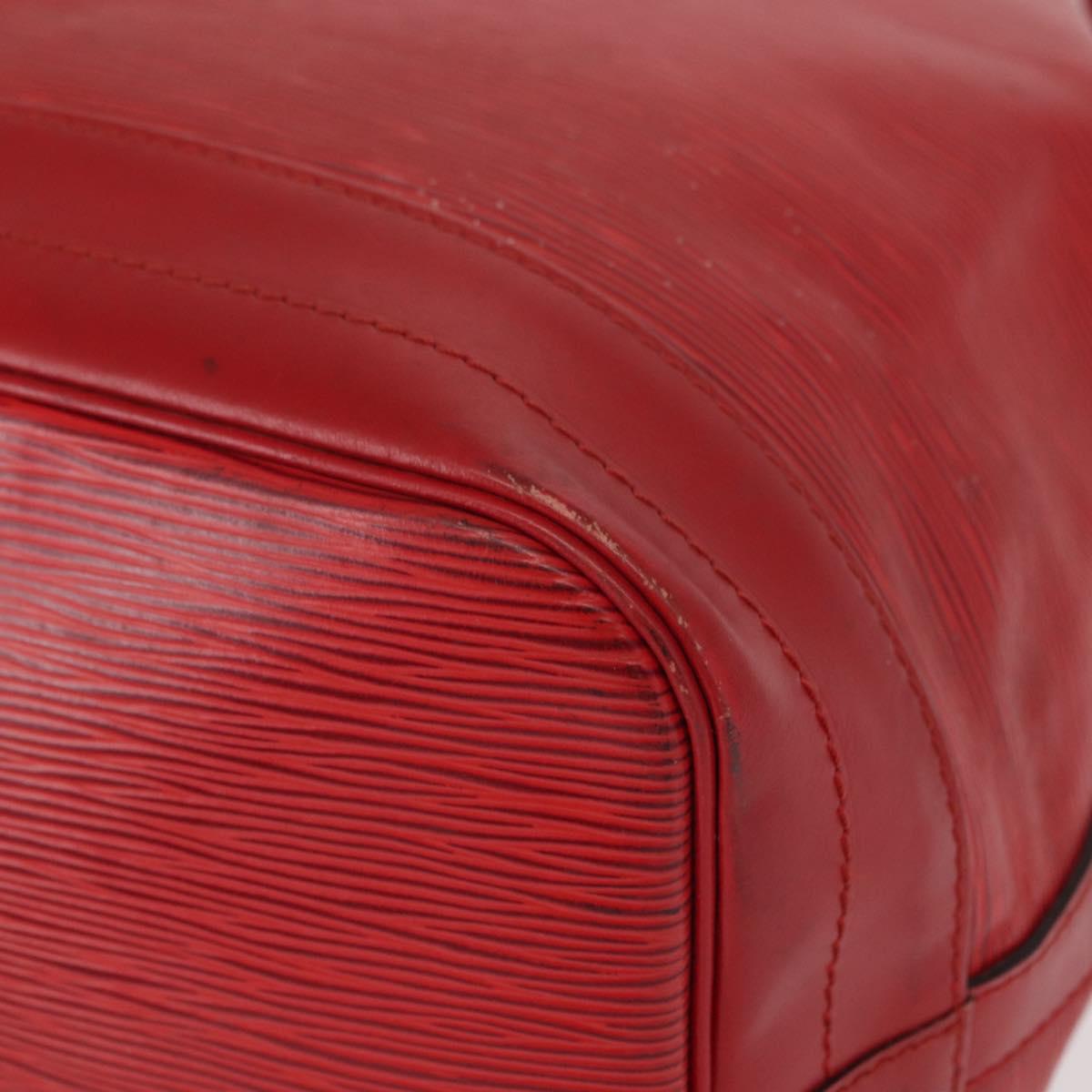LOUIS VUITTON Epi Noe Shoulder Bag Red M44007 LV Auth 158236