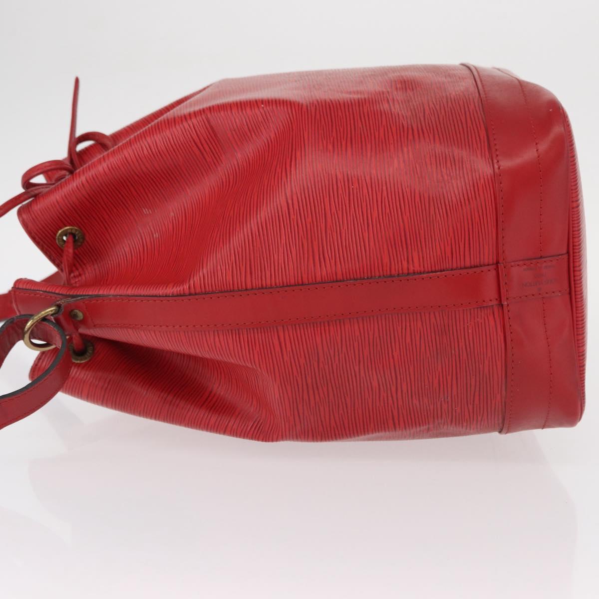 LOUIS VUITTON Epi Noe Shoulder Bag Red M44007 LV Auth 158236
