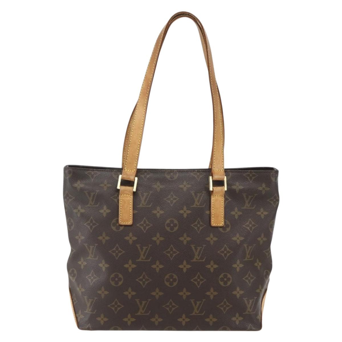 LOUIS VUITTON Monogram Cabas Piano Tote Bag M51148 LV Auth 158246