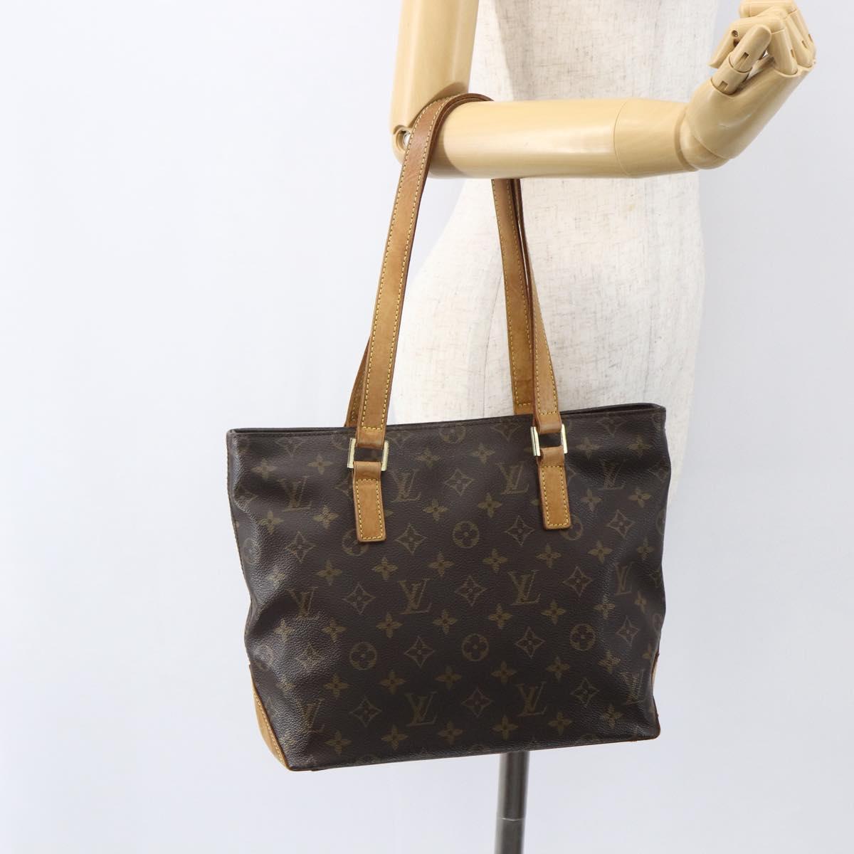 LOUIS VUITTON Monogram Cabas Piano Tote Bag M51148 LV Auth 158246