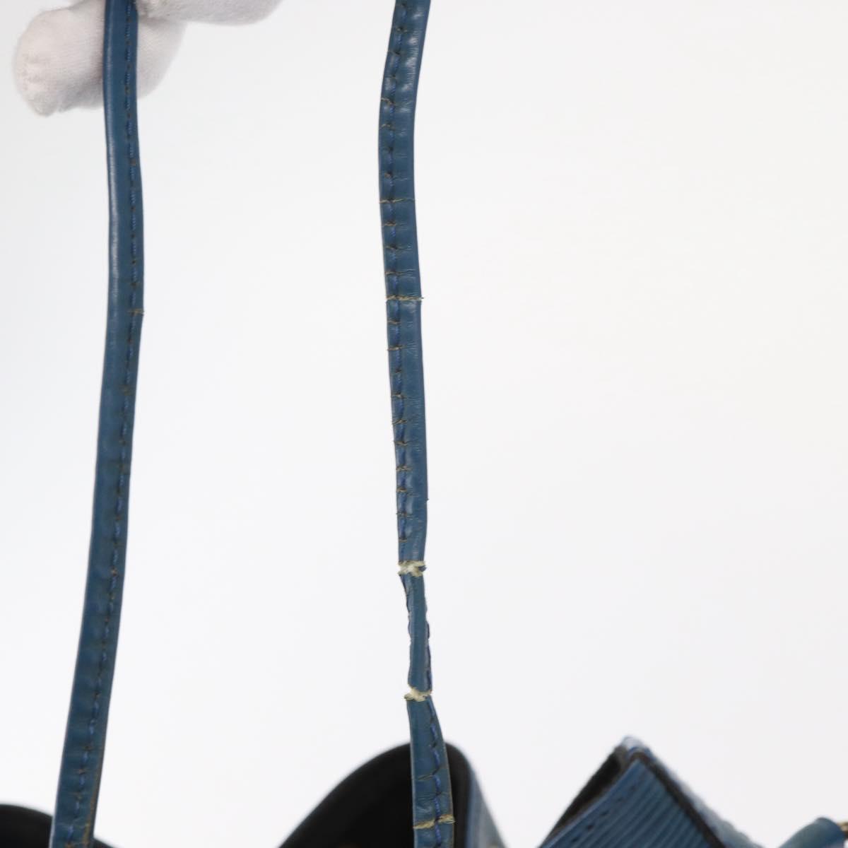 LOUIS VUITTON Epi Petit Noe Shoulder Bag Blue M44105 LV Auth 158249