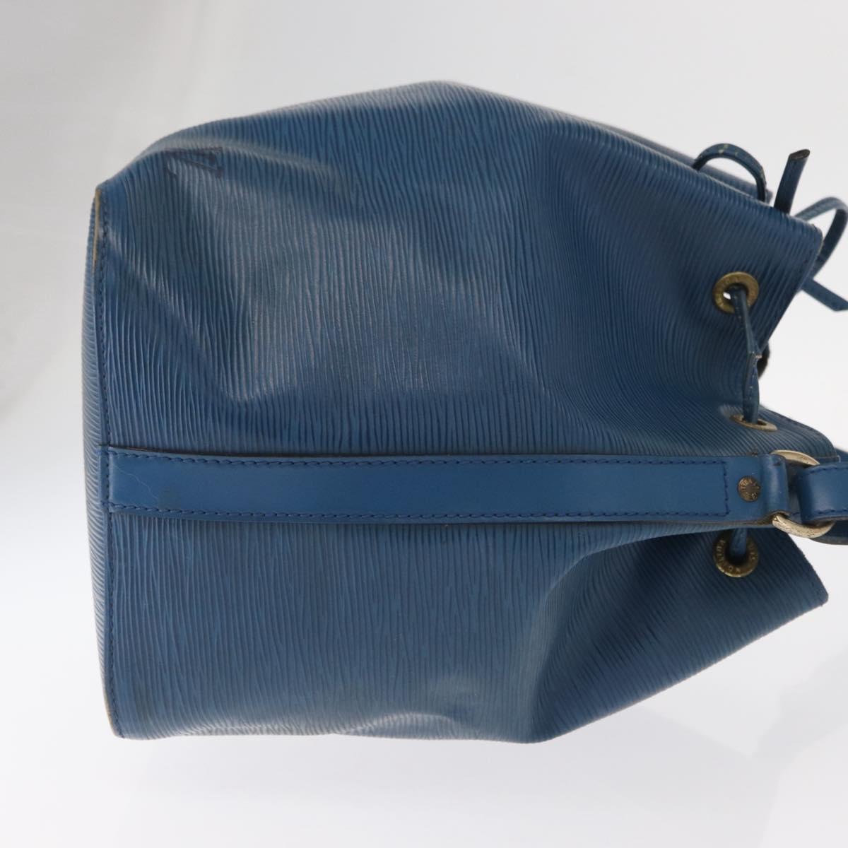 LOUIS VUITTON Epi Petit Noe Shoulder Bag Blue M44105 LV Auth 158249
