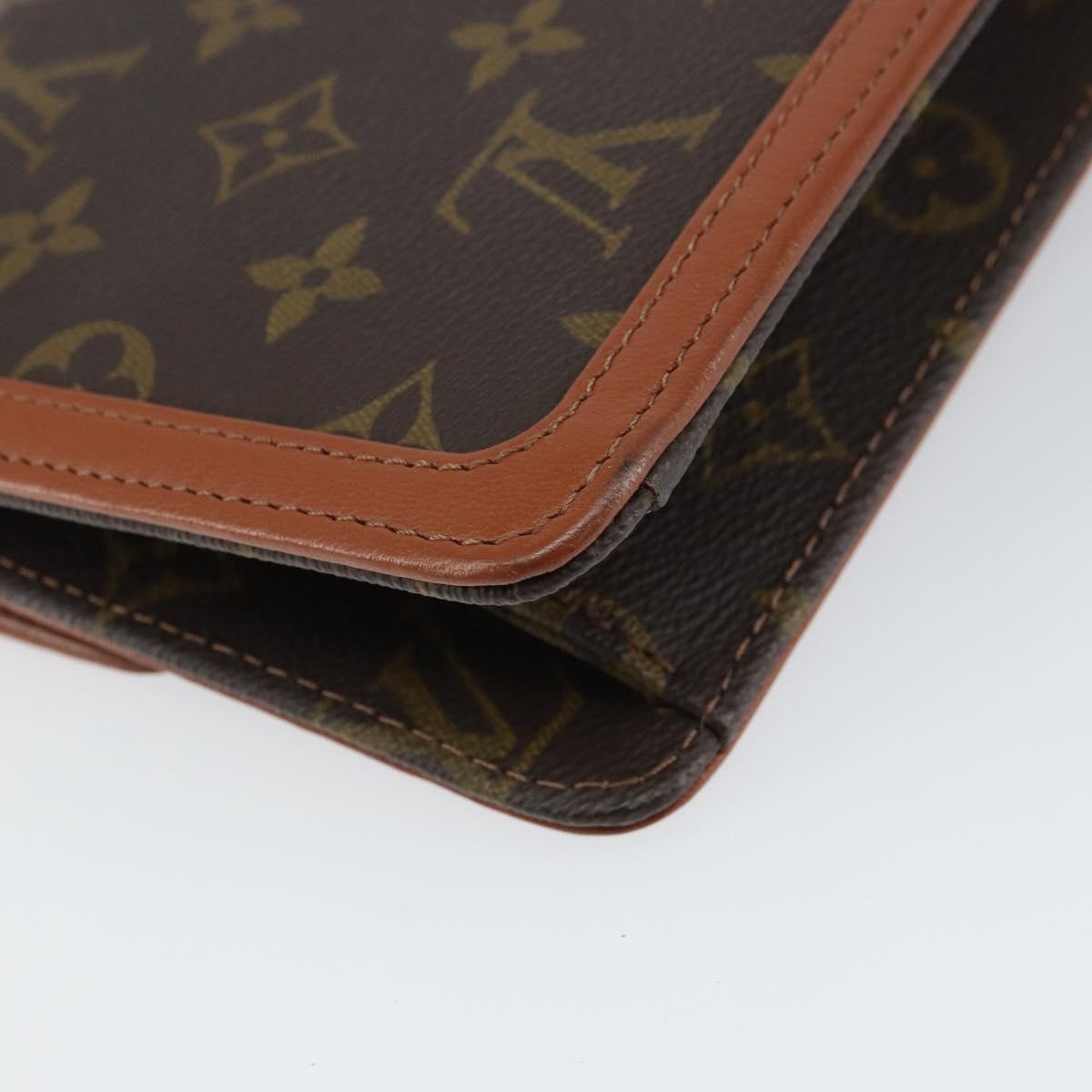 LOUIS VUITTON Monogram Pochette Dam PM Clutch Bag M51812 LV Auth 158259