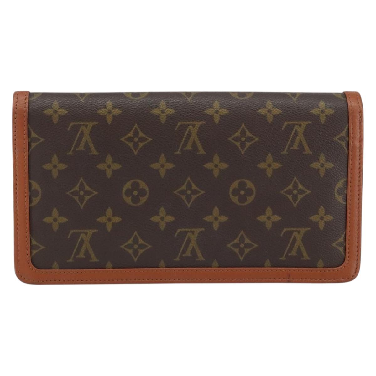 LOUIS VUITTON Monogram Pochette Dam PM Clutch Bag M51812 LV Auth 158259