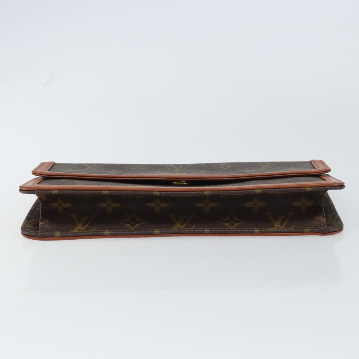 LOUIS VUITTON Monogram Pochette Dam PM Clutch Bag M51812 LV Auth 158259