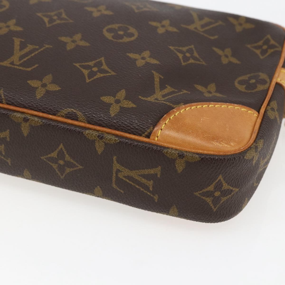 LOUIS VUITTON Monogram Marly Dragonne GM Clutch Bag M51825 LV Auth 158266