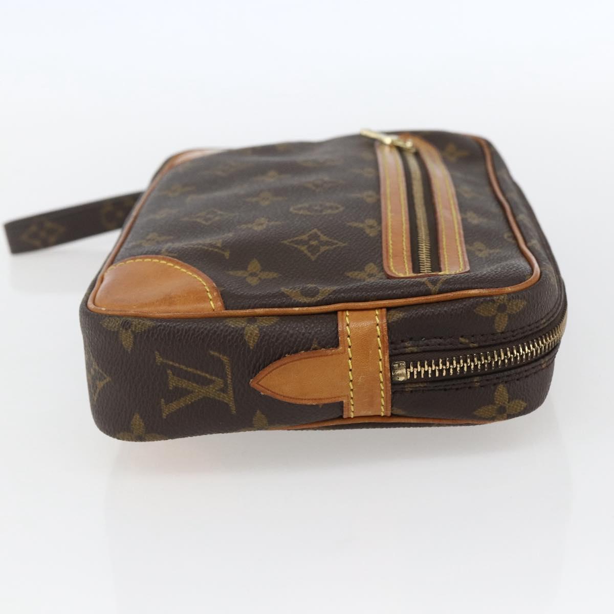 LOUIS VUITTON Monogram Marly Dragonne GM Clutch Bag M51825 LV Auth 158266