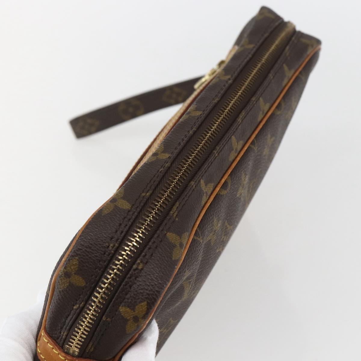 LOUIS VUITTON Monogram Marly Dragonne GM Clutch Bag M51825 LV Auth 158266