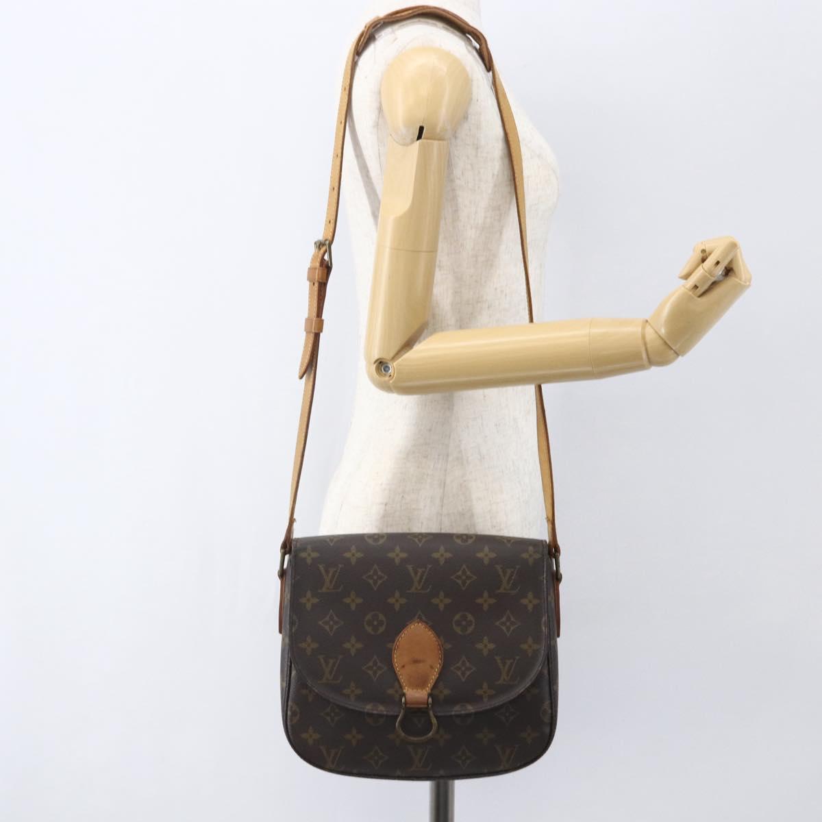 LOUIS VUITTON Monogram Saint Cloud GM Shoulder Bag M51242 LV Auth 158269