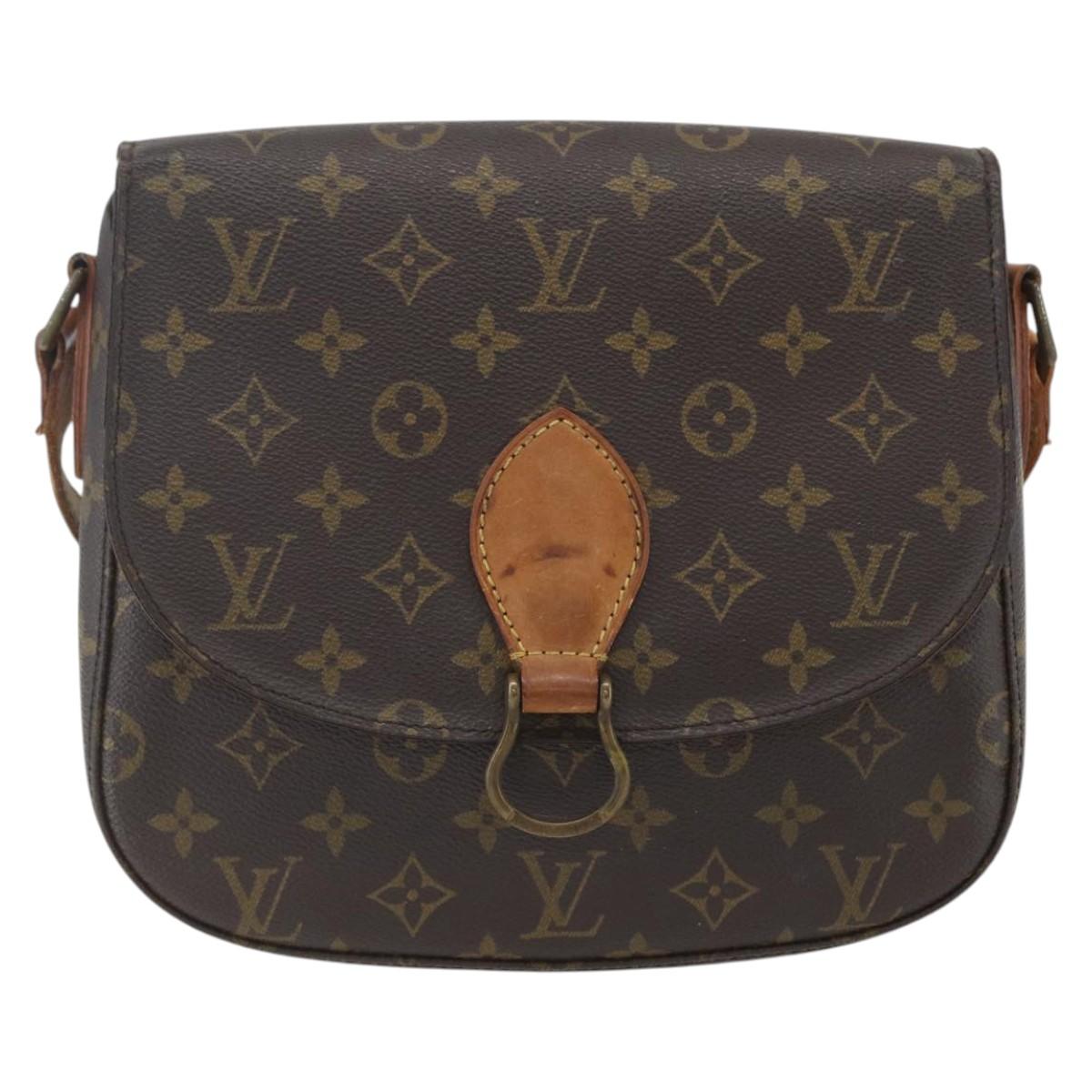 LOUIS VUITTON Monogram Saint Cloud GM Shoulder Bag M51242 LV Auth 158269