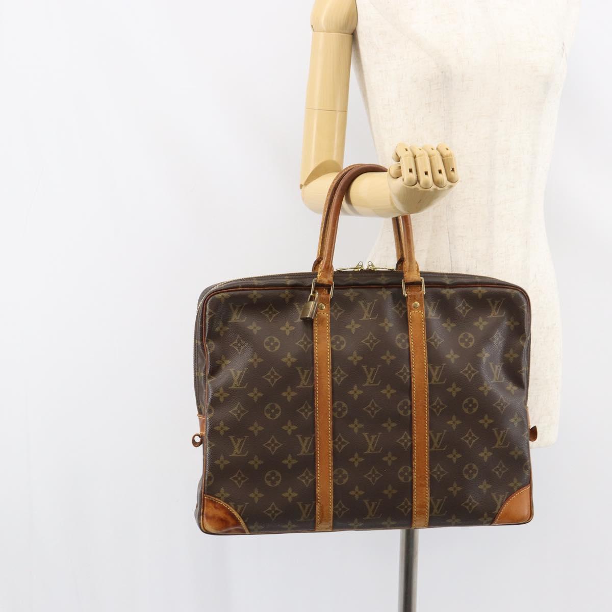 LOUIS VUITTON Monogram Porte Documents Voyage Business Bag M53361 LV Auth 158276