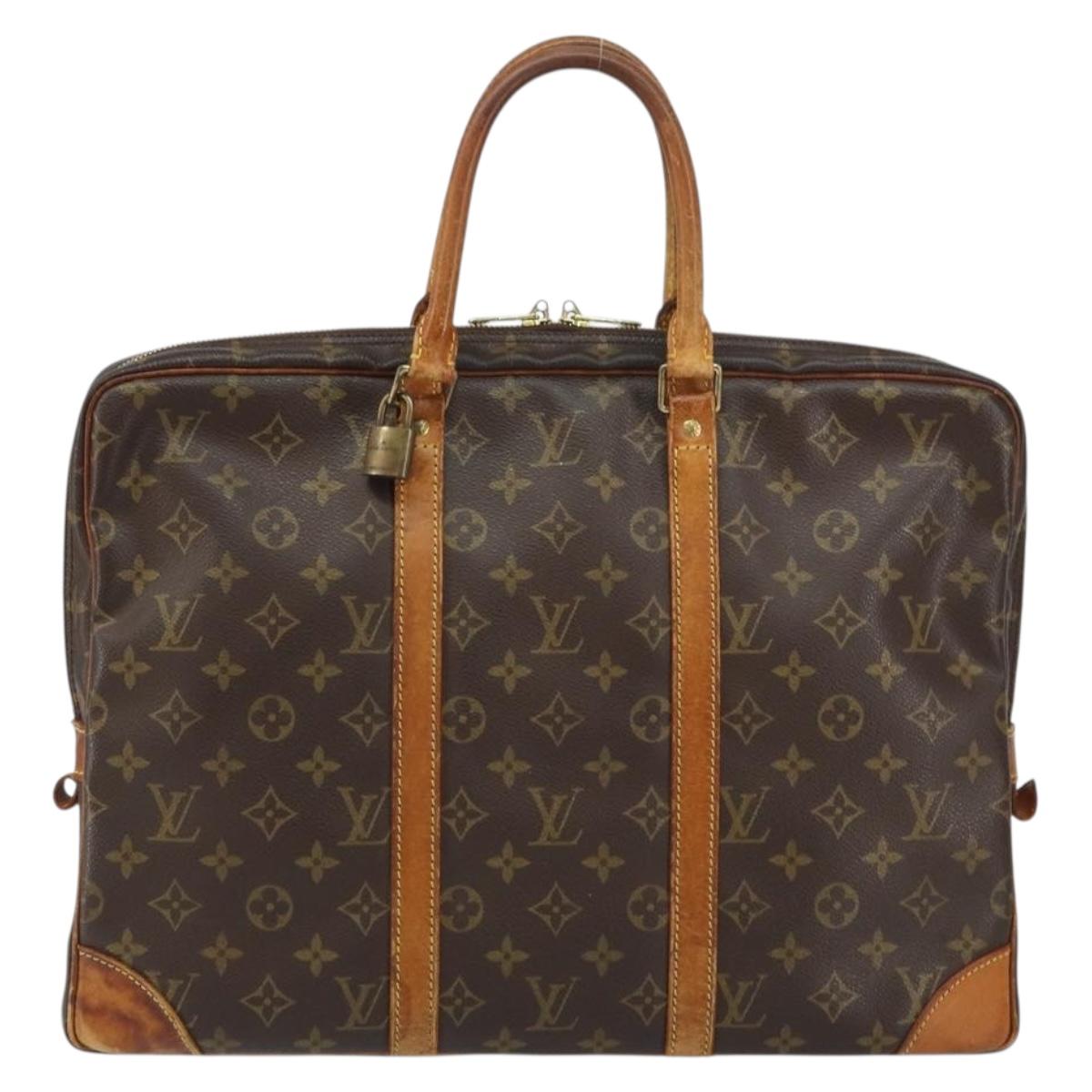 LOUIS VUITTON Monogram Porte Documents Voyage Business Bag M53361 LV Auth 158276