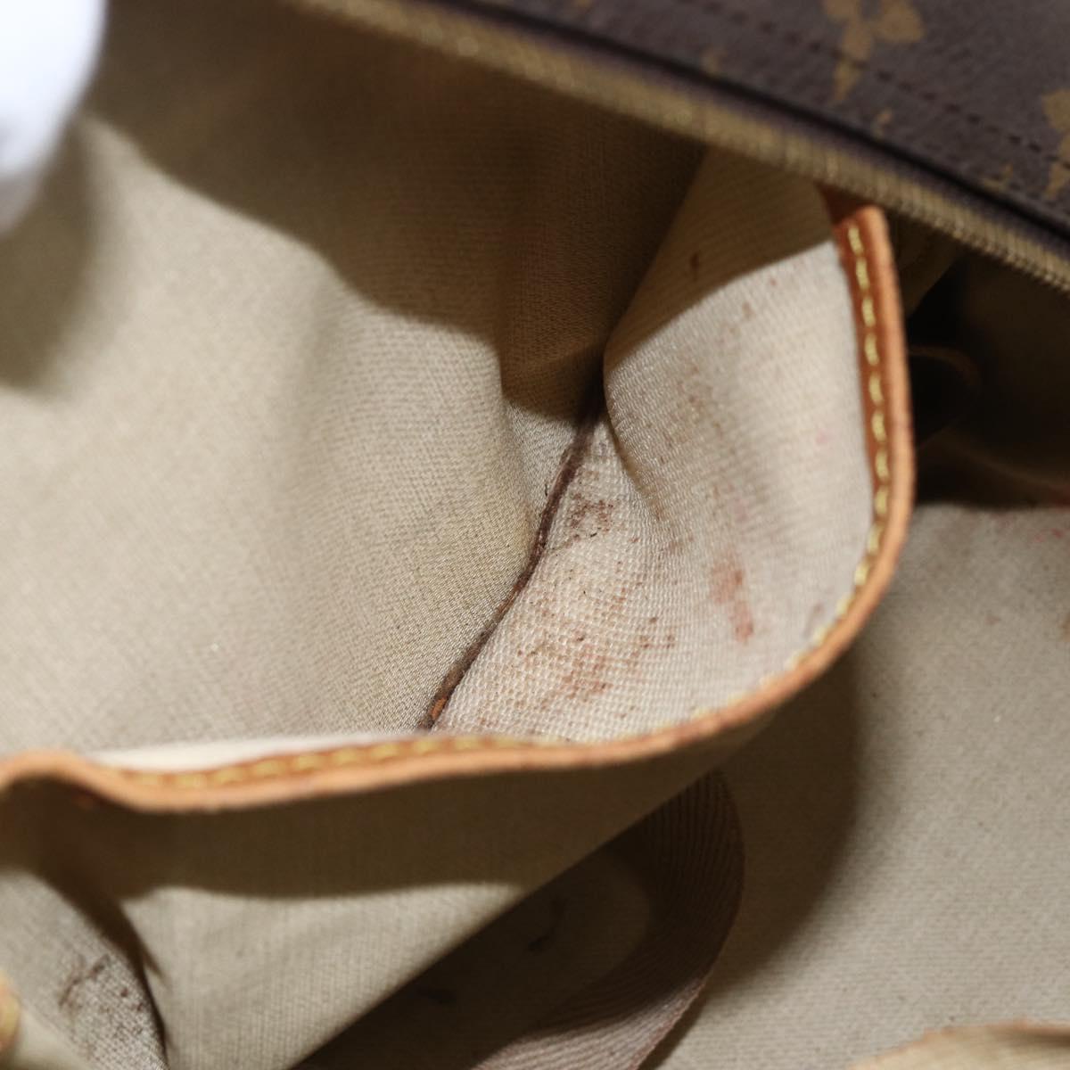 LOUIS VUITTON Monogram Deauville Hand Bag M47270 LV Auth 158279