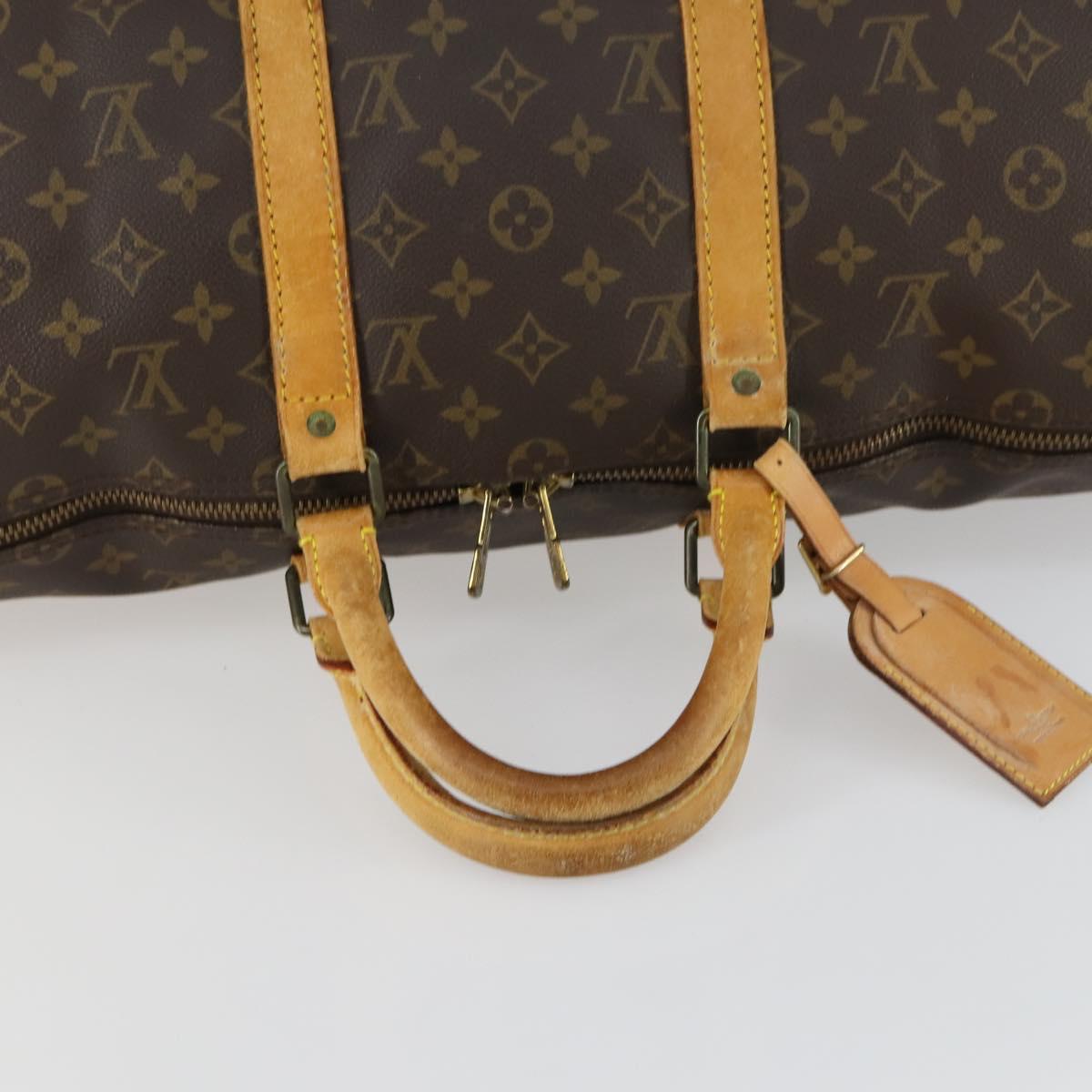 LOUIS VUITTON Monogram Keepall 50 Boston Bag M41426 LV Auth 158283