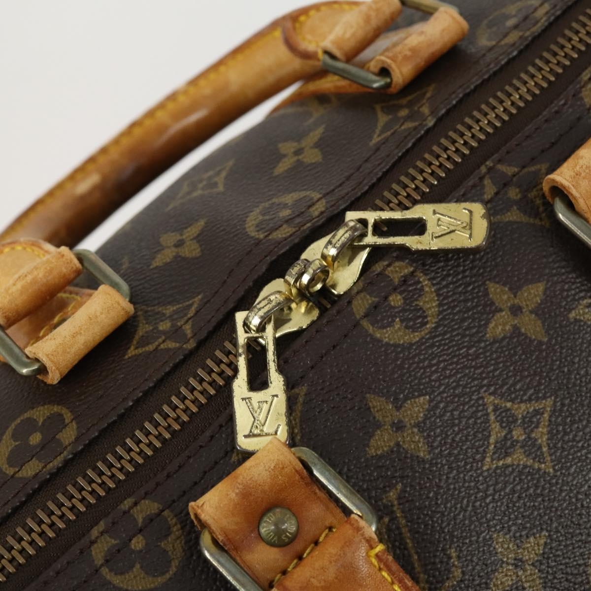 LOUIS VUITTON Monogram Keepall 45 Boston Bag M41428 LV Auth 158284