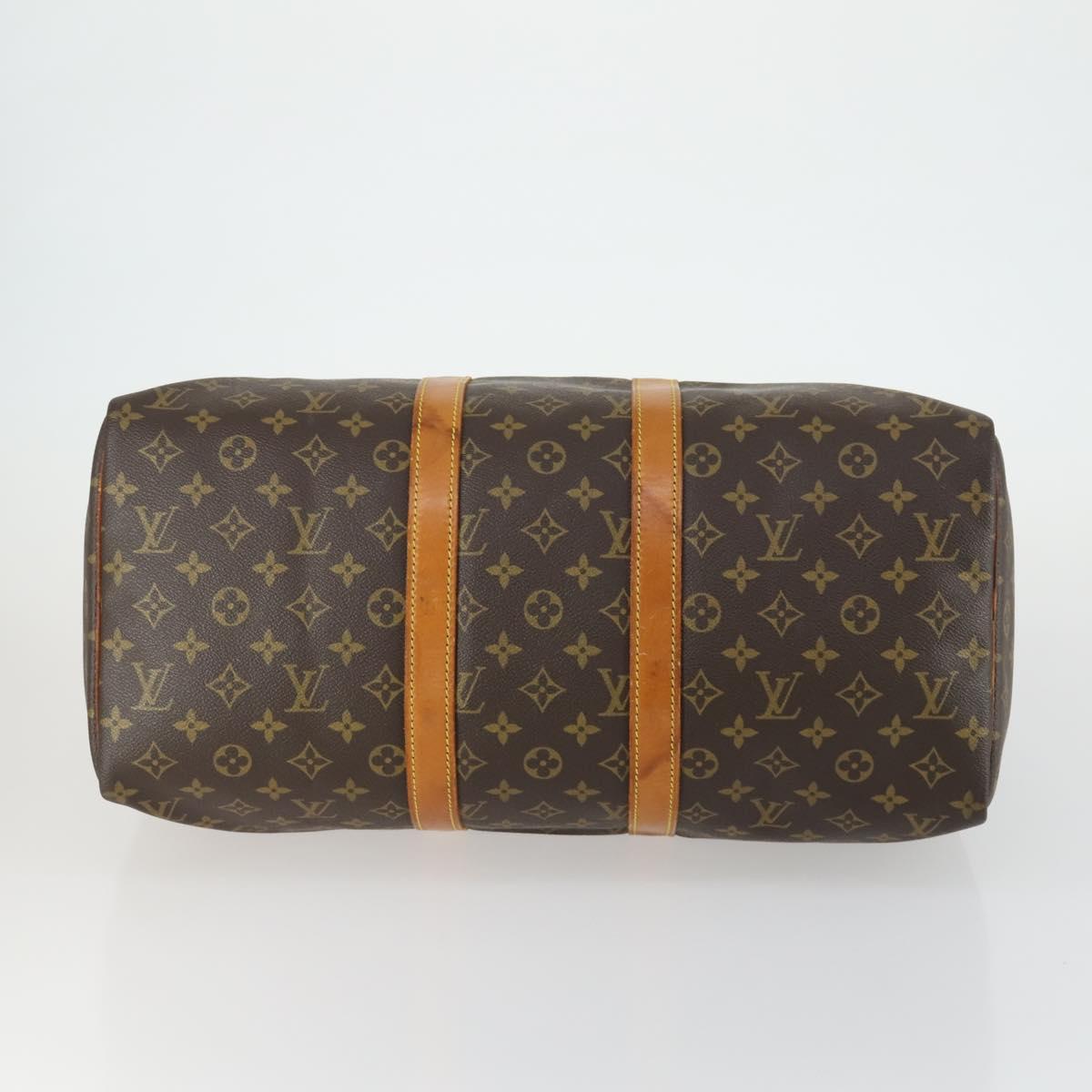 LOUIS VUITTON Monogram Keepall 45 Boston Bag M41428 LV Auth 158284
