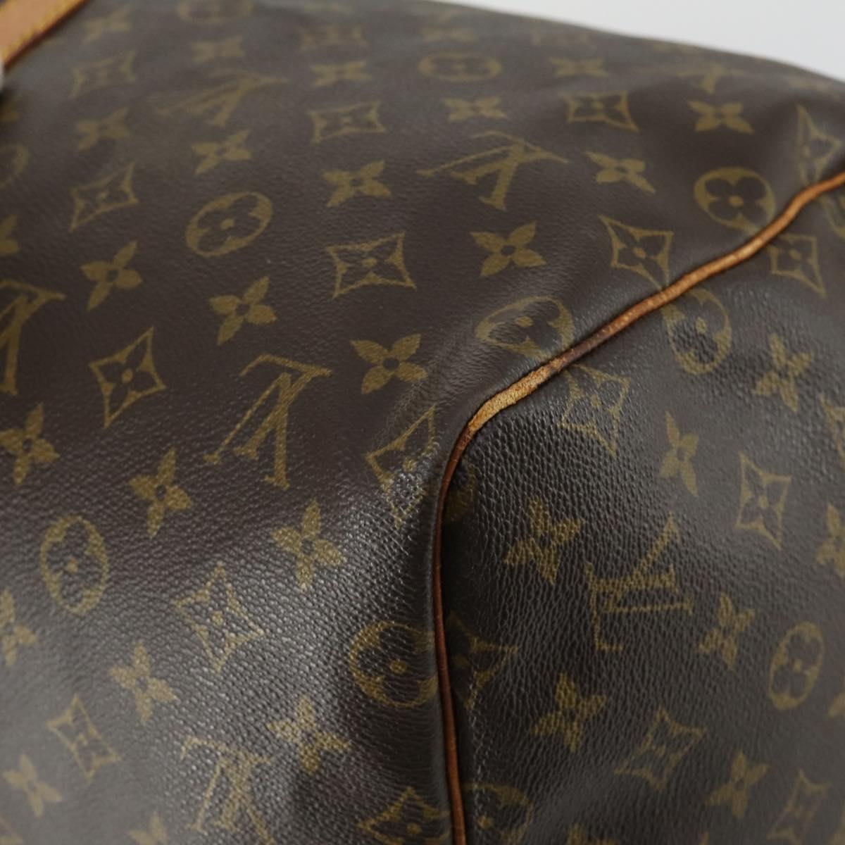 LOUIS VUITTON Monogram Keepall 55 Boston Bag M41424 LV Auth 158289